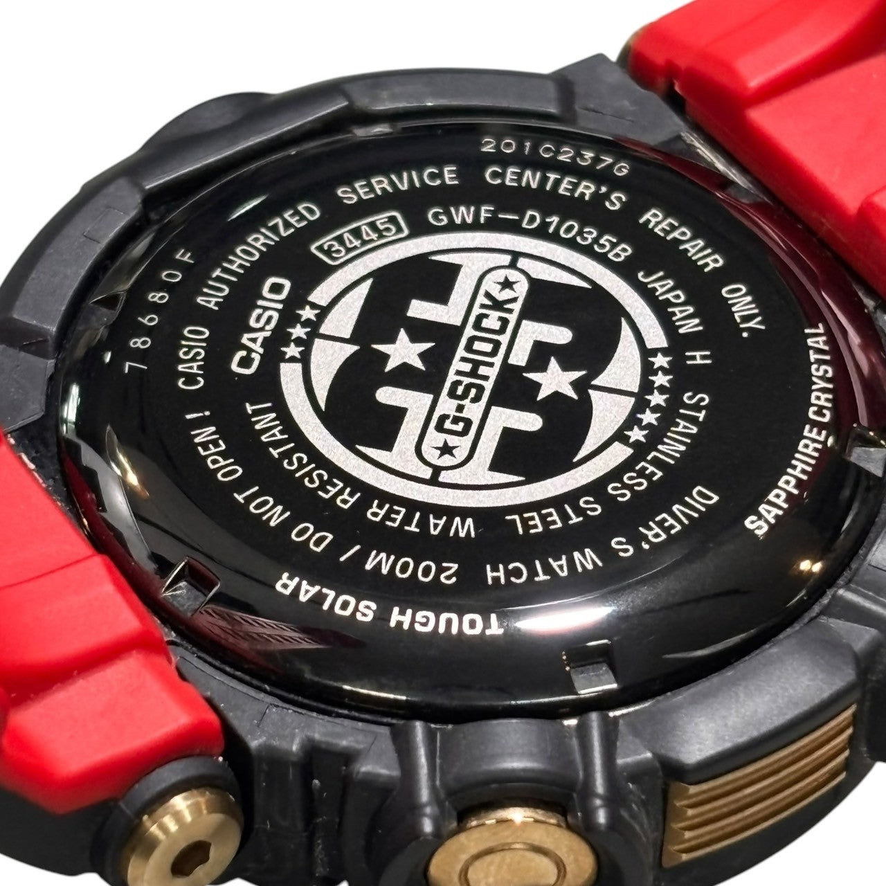 CASIO(カシオ) 35周年記念 限定モデル G-Shock MASTER OF G-SEA ジーショック マスター オブ ジー GWF-D1035B-1JR ブラック×レッド デジタル 腕時計 箱付