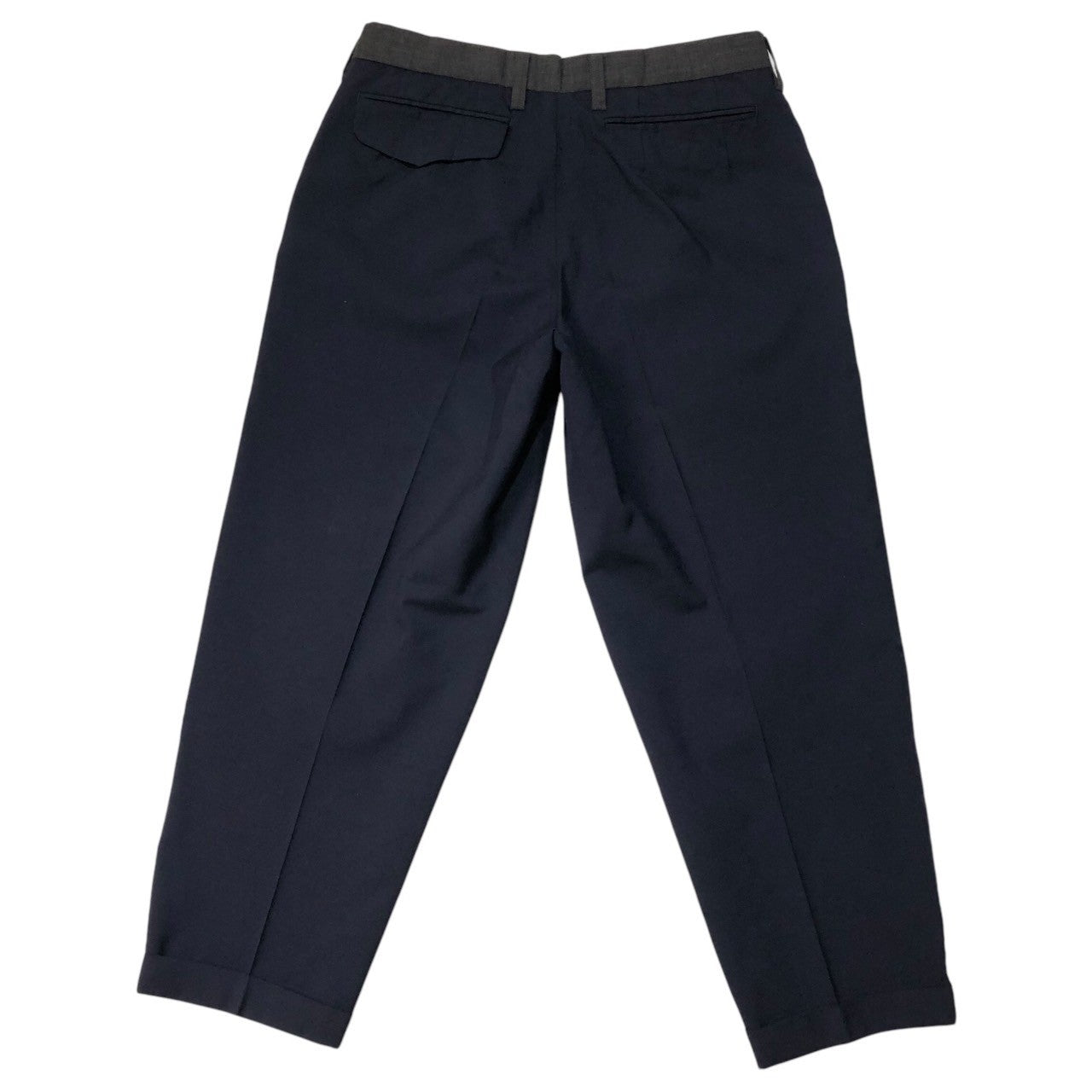 kolor(カラー) 15SS Tapered switching slacks テーパード 切替 スラックス 15SCM-P29120S 1(S程度) ネイビー×グレー