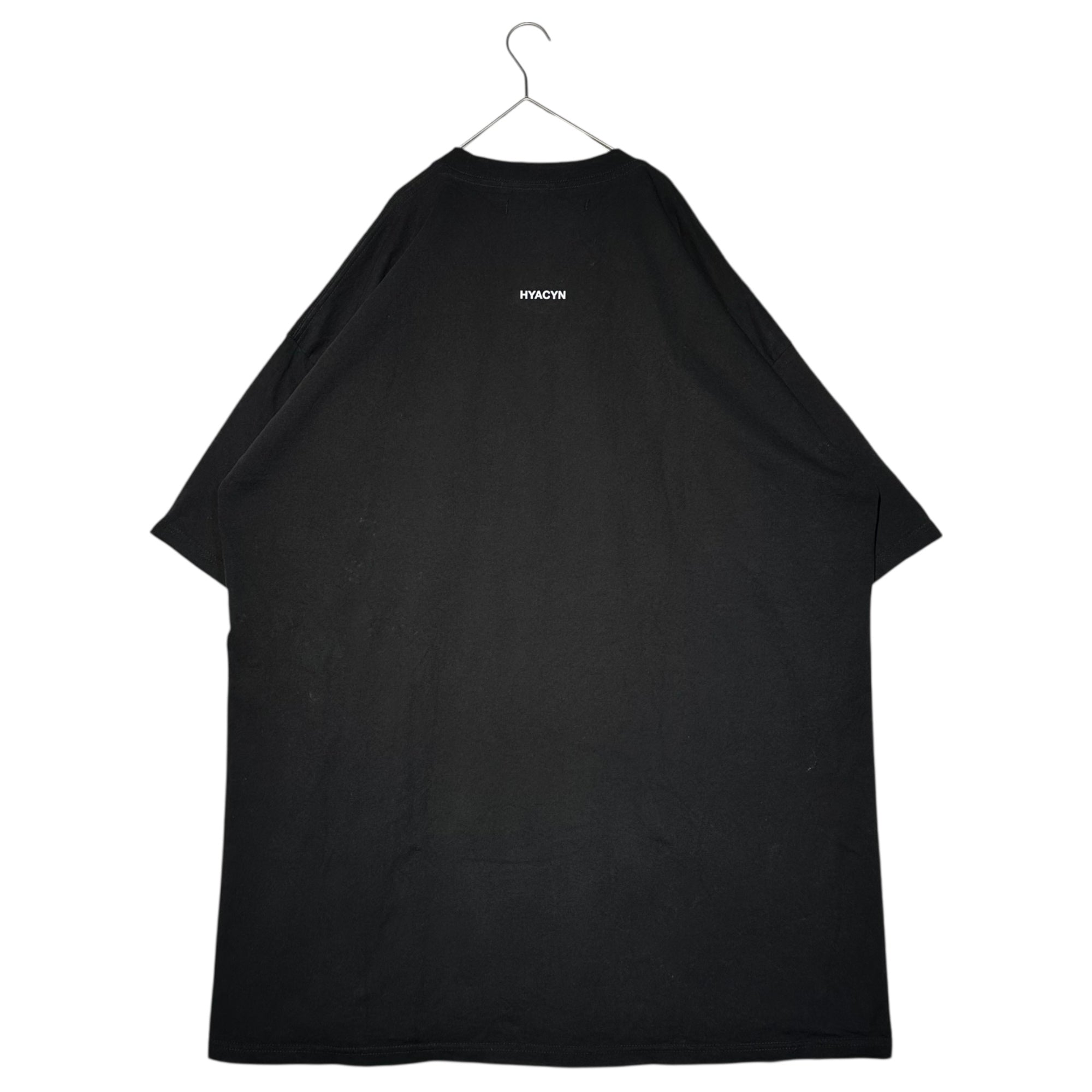 HYACYN(ハイアシン) TEE FÜCK OVSERSIZED ファック オーバーサイズ Tシャツ FREE ブラック×レッド
