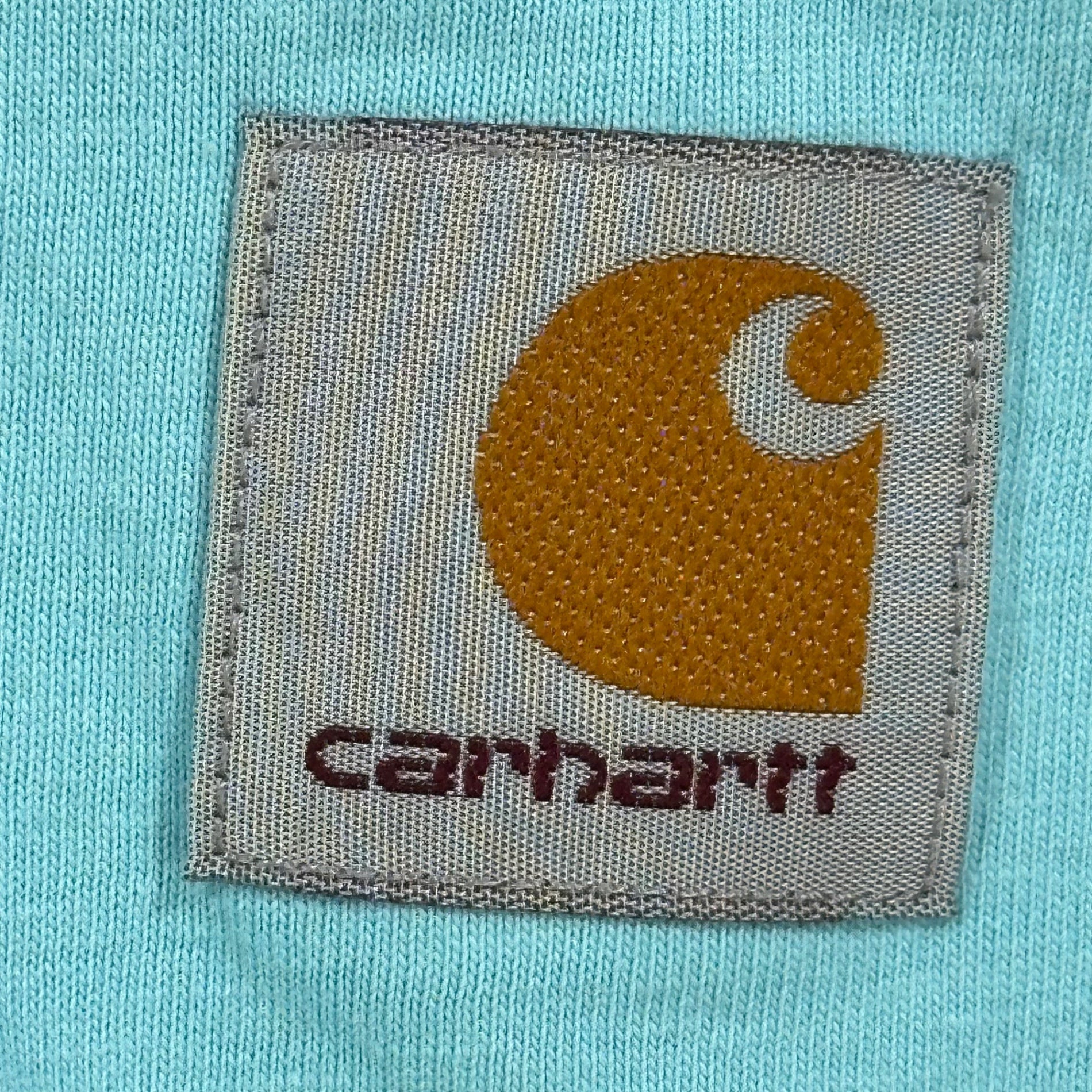 carhartt WIP ×2G (カーハートウィップ×2G) 2020SS S/S POCKET T-SHIRT 半袖 Tシャツ L ライトブルー 2G限定販売 空山基デザインロゴ