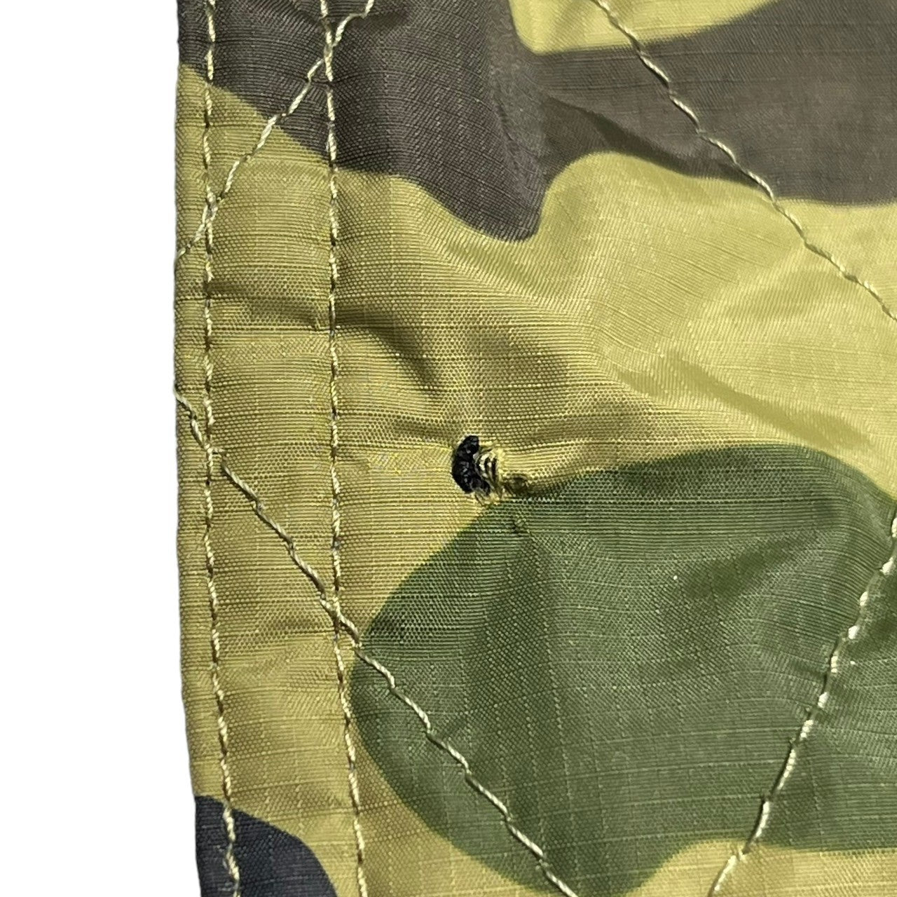 A BATHING APE(アベイシングエイプ) Block check flannel shirt with camouflage pattern inner padding カモフラ柄 インナー 中綿入り ブロックチェック ネルシャツ 001sh9801036 XXL ブラック×ホワイト