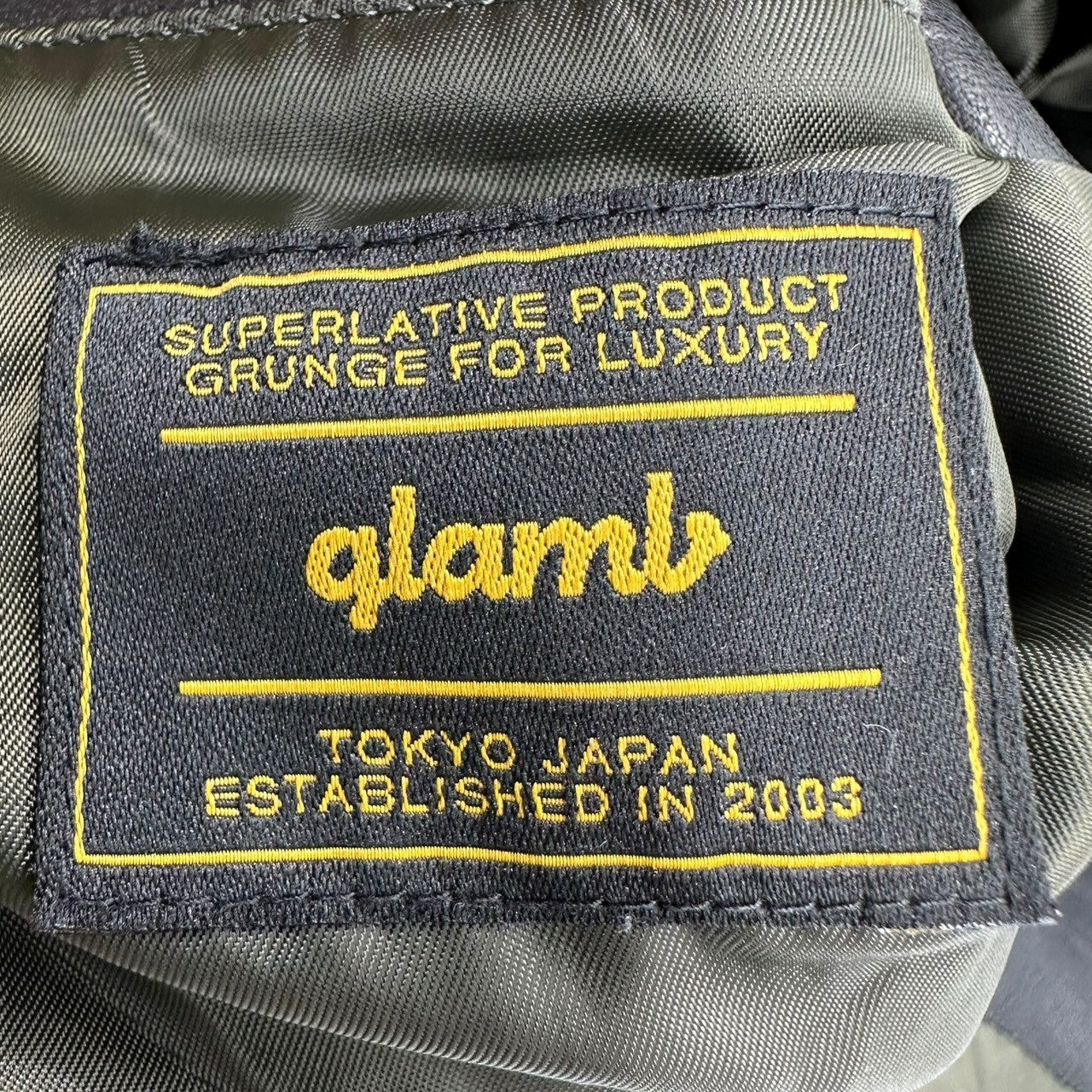 glamb(グラム) Switching Single Leather Riders Jacket 切替 シングル レザー ライダース ジャケット 2(M程度) ブラック×ベージュ×ブラウン