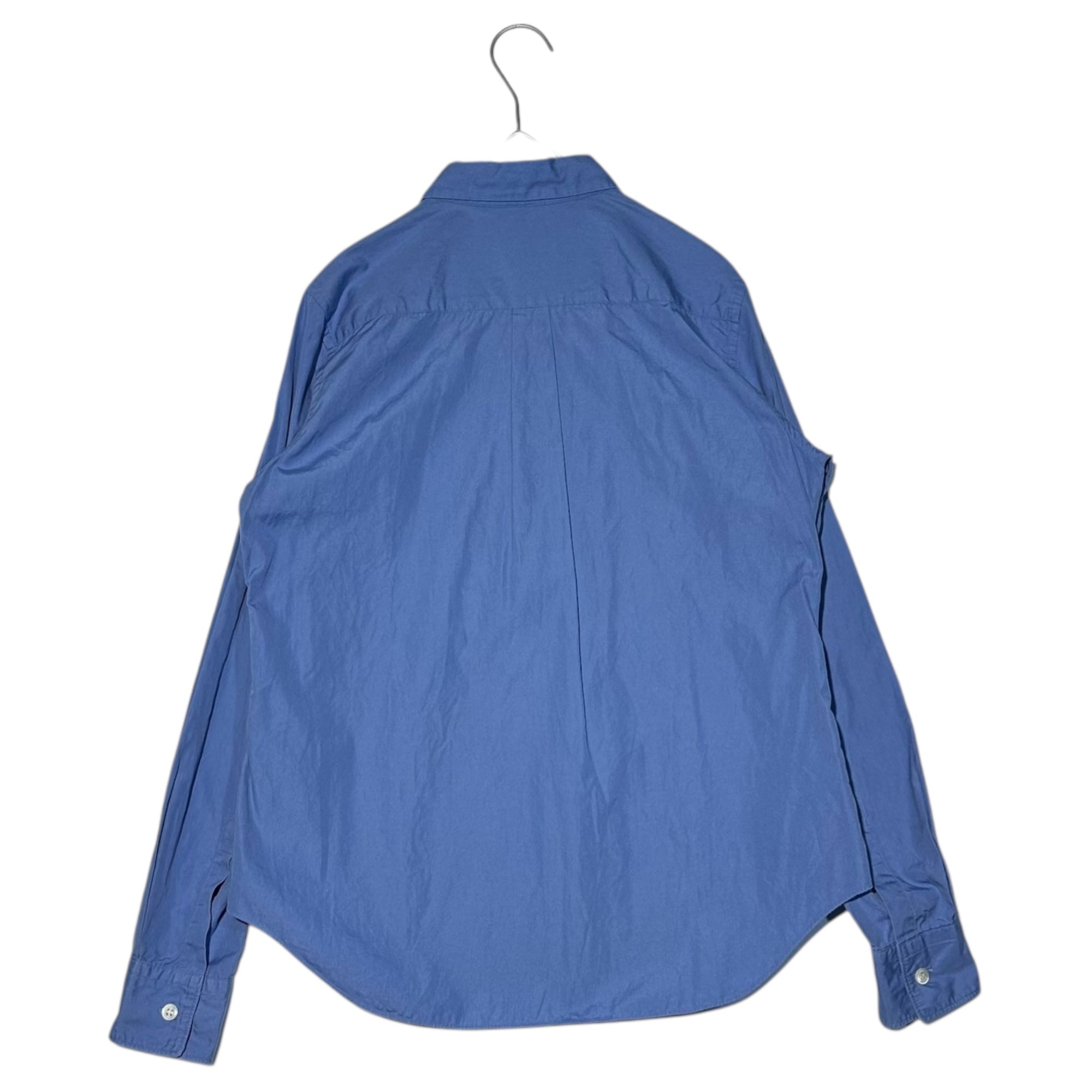 robe de chambre COMME des GARCONS(ローブドシャンブルコムデギャルソン) 99SS Cotton Regular Collar L/S Shirt コットン レギュラー カラー 長袖 シャツ RB-03003S S サックスブルー AD1998 90's 90年代