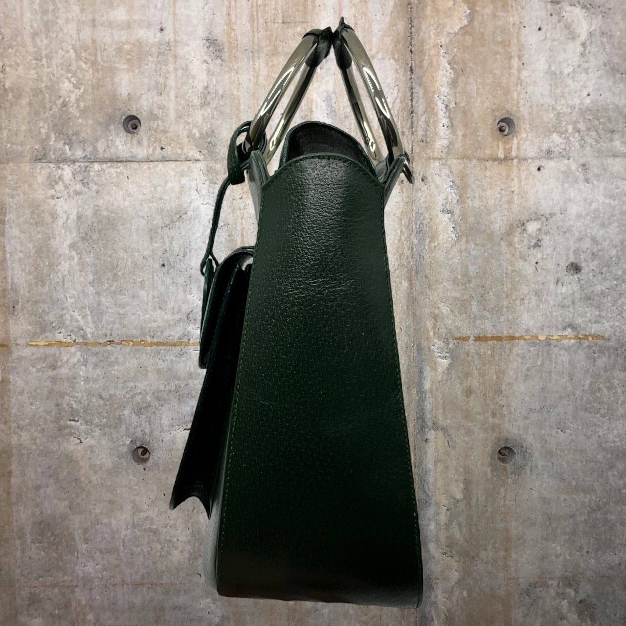 GUCCI(グッチ) 2wayレザーショルダーバッグ 000・2058・0307・5 グリーン OLD GUCCI