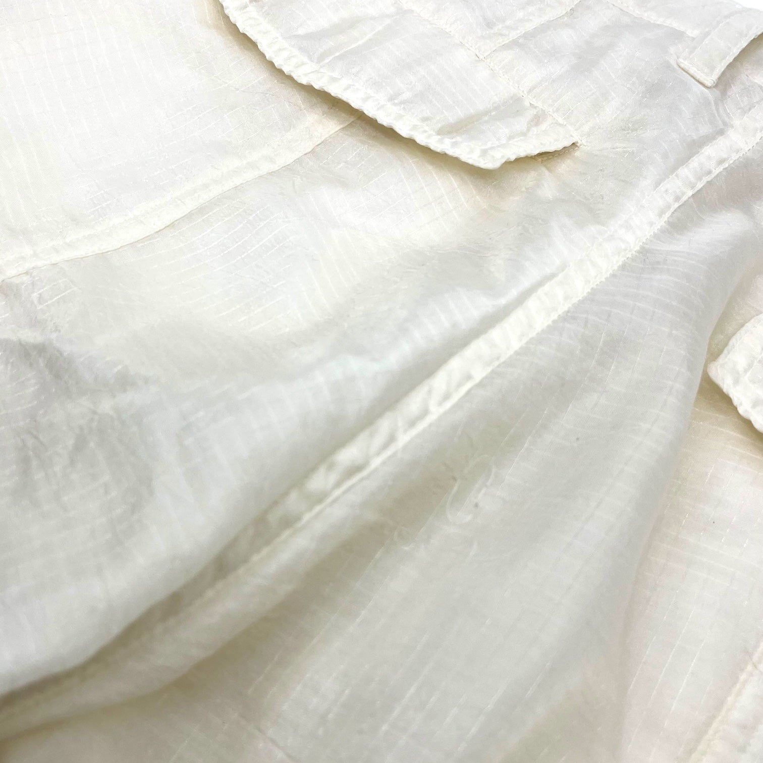 ISSEY MIYAKE(イッセイミヤケ) 98AW Archive side zip parachute pants アーカイブ サイド ジップ パラシュート パンツ IM84-FF934 S ホワイト