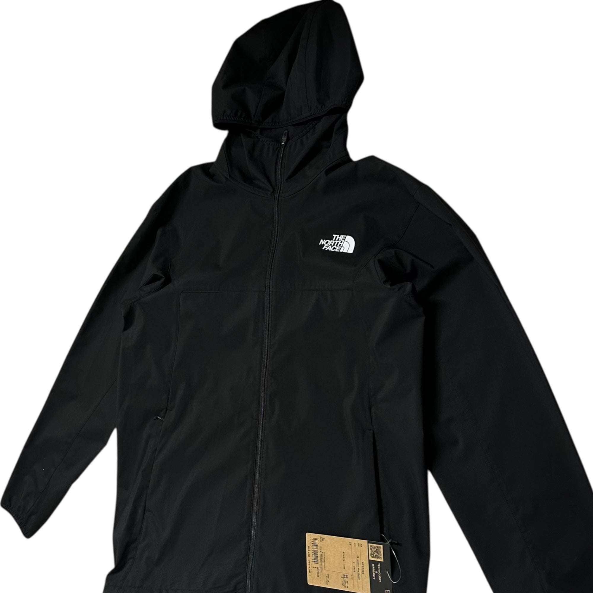 THE NORTH FACE(ノースフェイス) ES Anytime Wind Hoodie (Men's) エニー タイム ウィンド フーディ NP72385 S ブラック 参考定価14,000円+税
