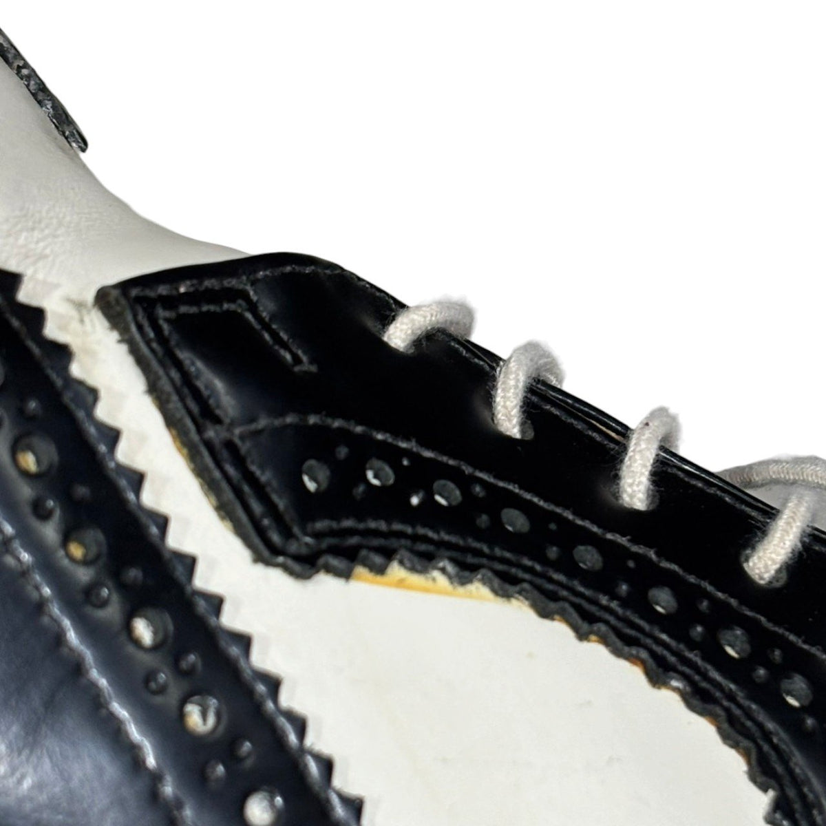 DR.MARTENS(ドクターマーチン) Made in England Wingtip Bicolor Shoes イングランド メイド ウイングチップ バイカラー シューズ 11883 26cm ブラック×ホワイト