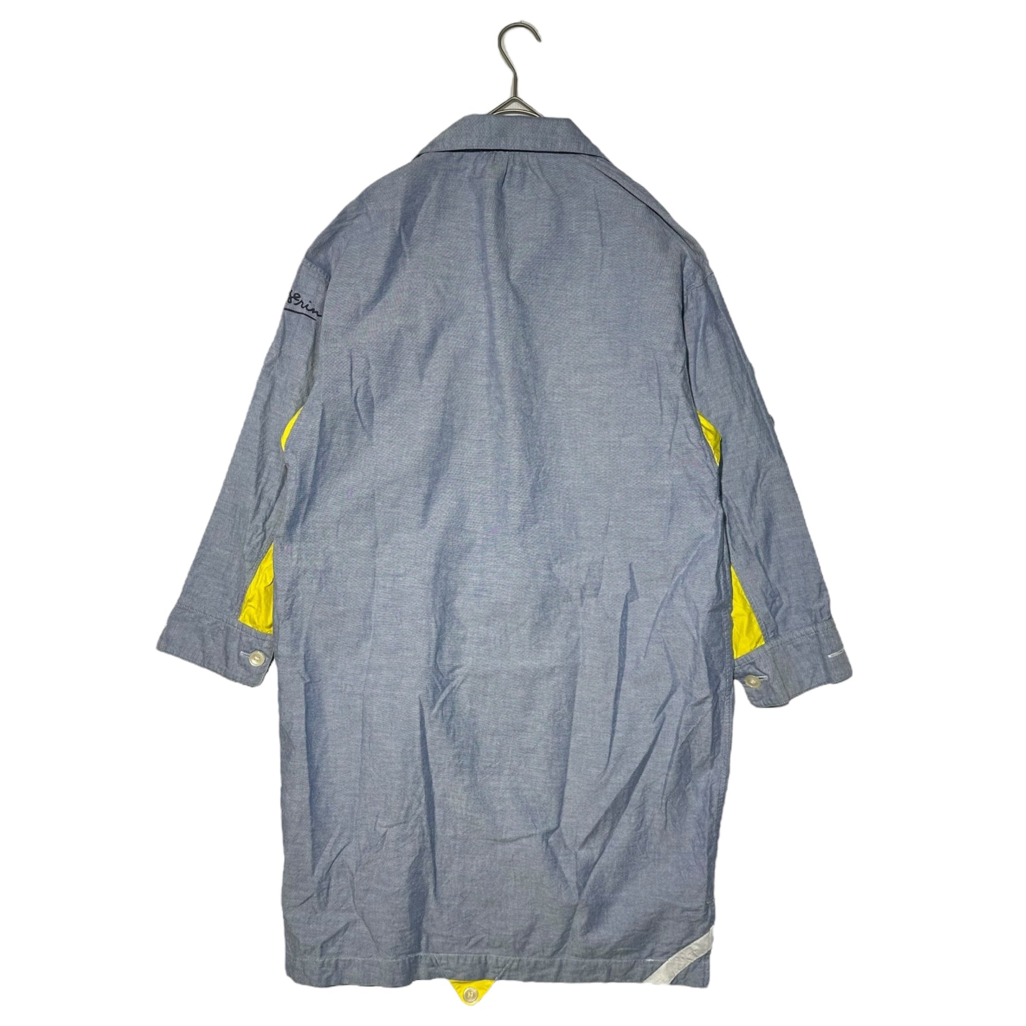 PHINGERIN(フィンガリン) Armline Cotton Long Sleeve Coat アームライン コットン 長袖 コート PD-131-P-011 S ブルー