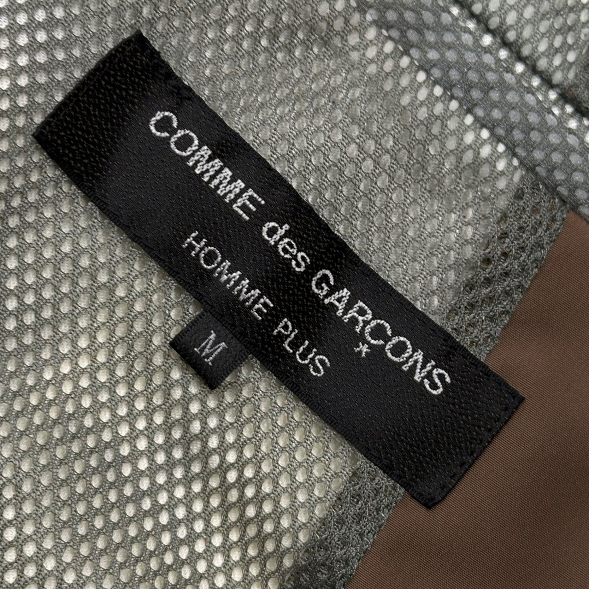 COMME des GARCONS HOMME PLUS(コムデギャルソンオムプリュス) 2005AW Sleeve-Pocket Nylon Tailored Jacket アーム ポケット ナイロン テーラード ジャケット PP-J009 M ブラウン AD2005 00s アーカイブ テック デッドストック