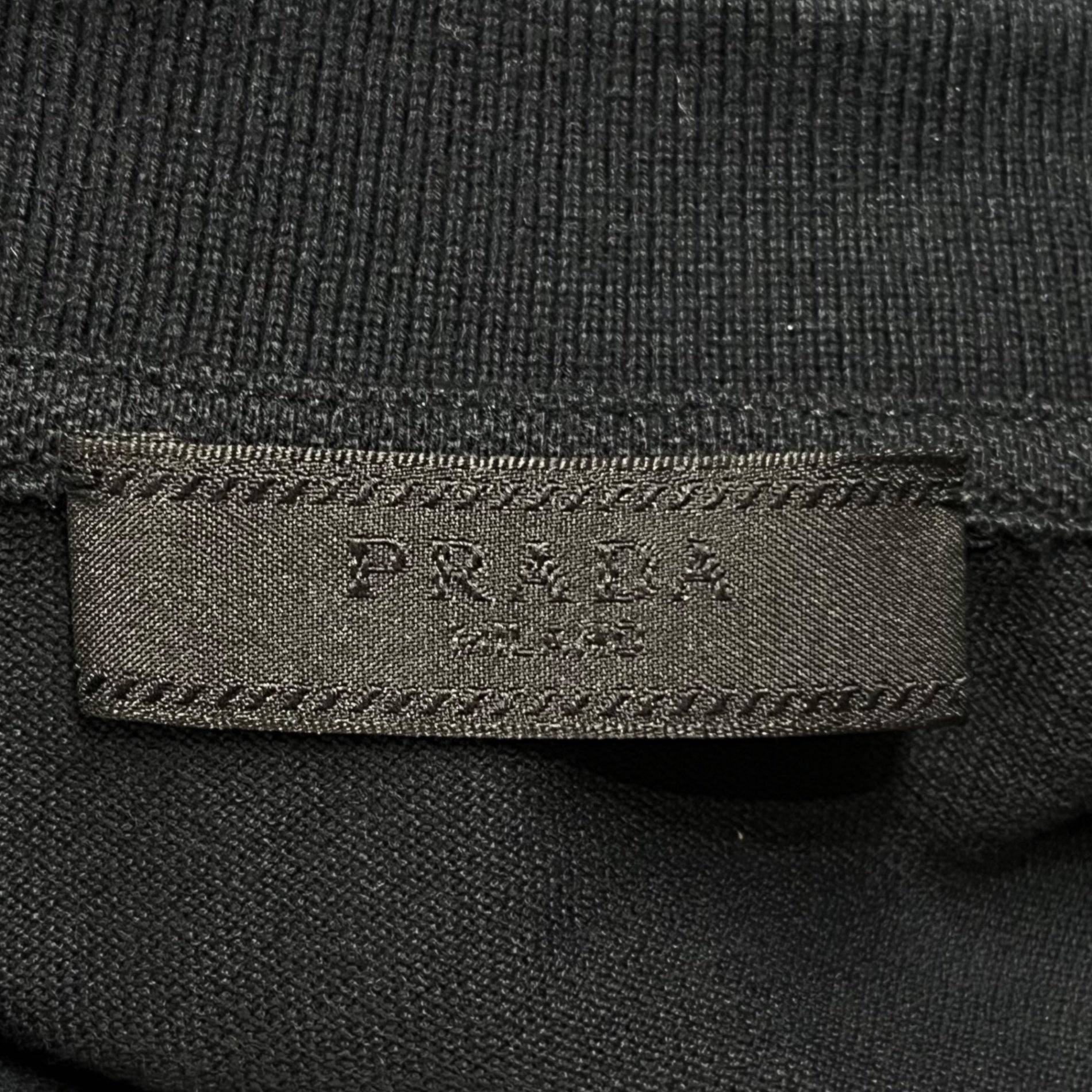 PRADA(プラダ) "PRADA SPORT" logo polo shirt プラダ スポーツ ロゴ ポロシャツ SJJ8887 S ブラック