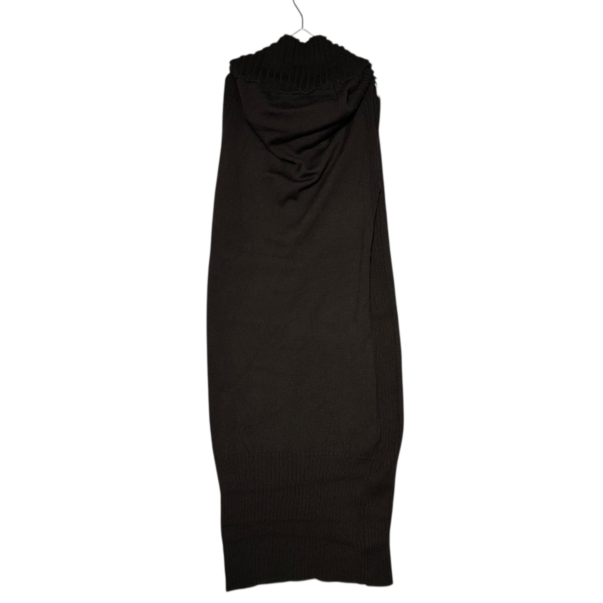 Y's(ワイズ) Off-turtleneck sleeveless knit dress オフタートルネック ノースリーブ ニット ワンピース YB-L07-191 FREE ダークブラウン