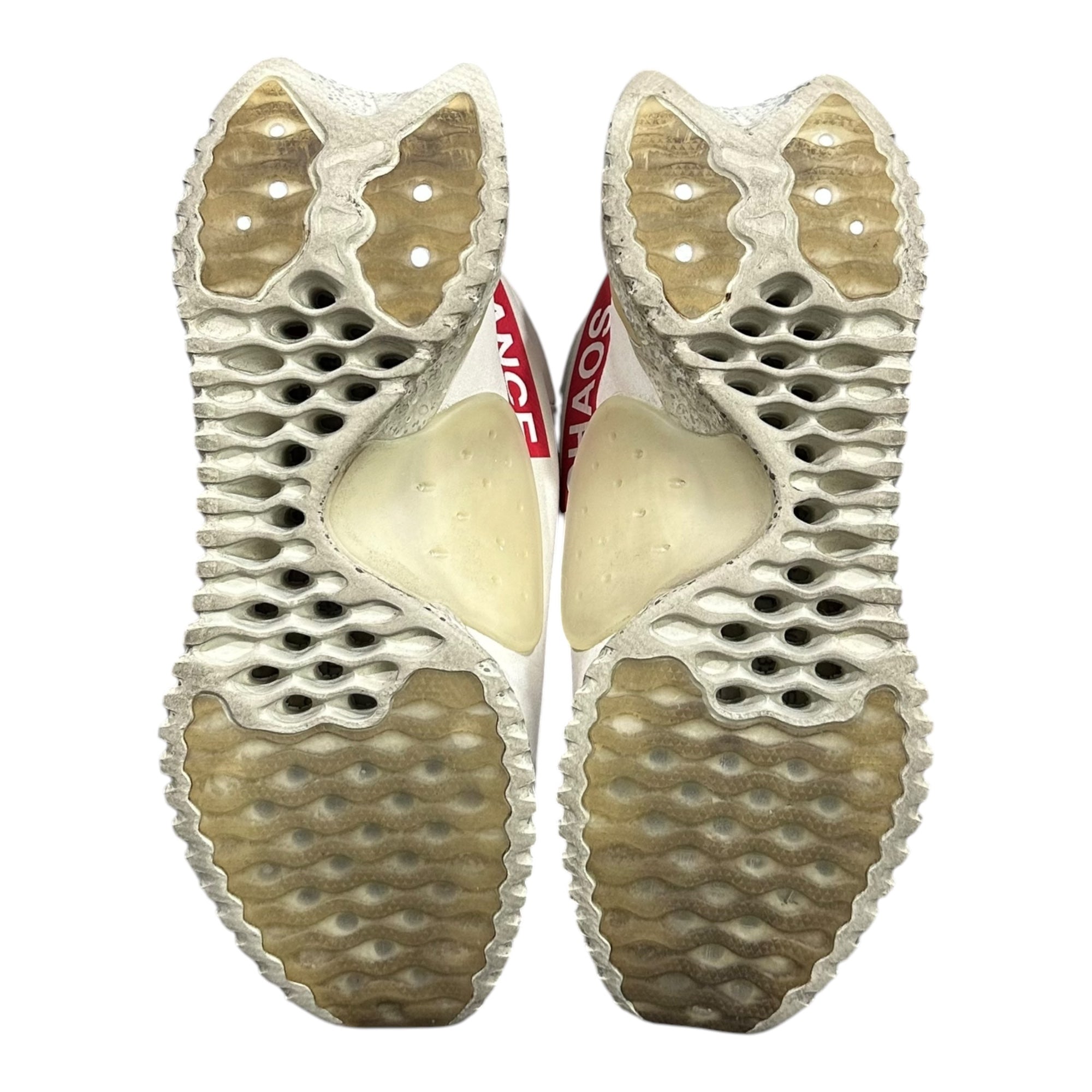 NIKE×UNDERCOVER(ナイキ×アンダーカバー) Moc Flow "Light Bone" モック フロー ライトボーン DV5593-001 24.5cm アイボリー×レッド スニーカー