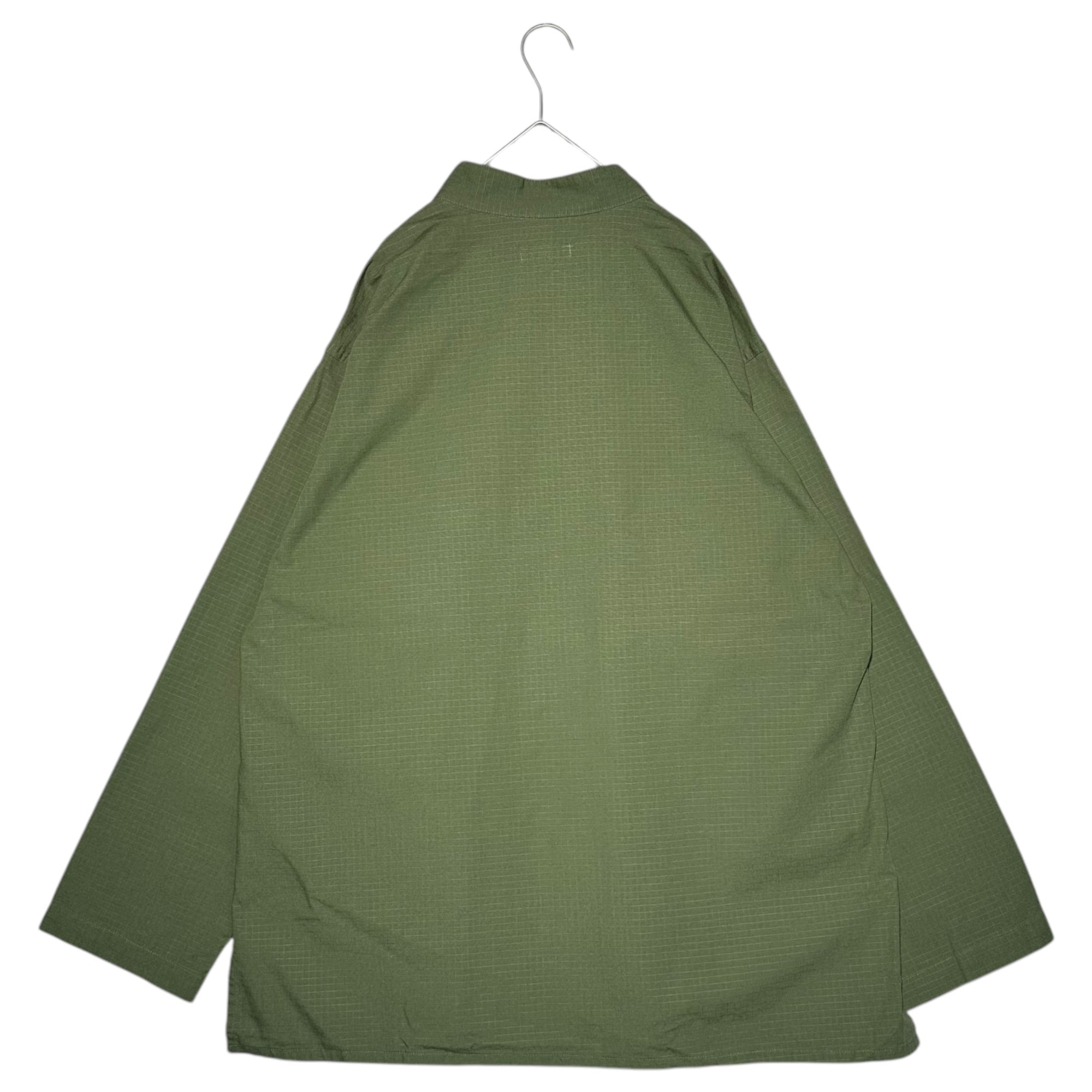 Engineered Garments(エンジニアードガーメンツ) 22SS Dayton Shirt Olive Cotton Ripstop デイトン シャツ リップストップ M カーキ ミリタリー ジャケット