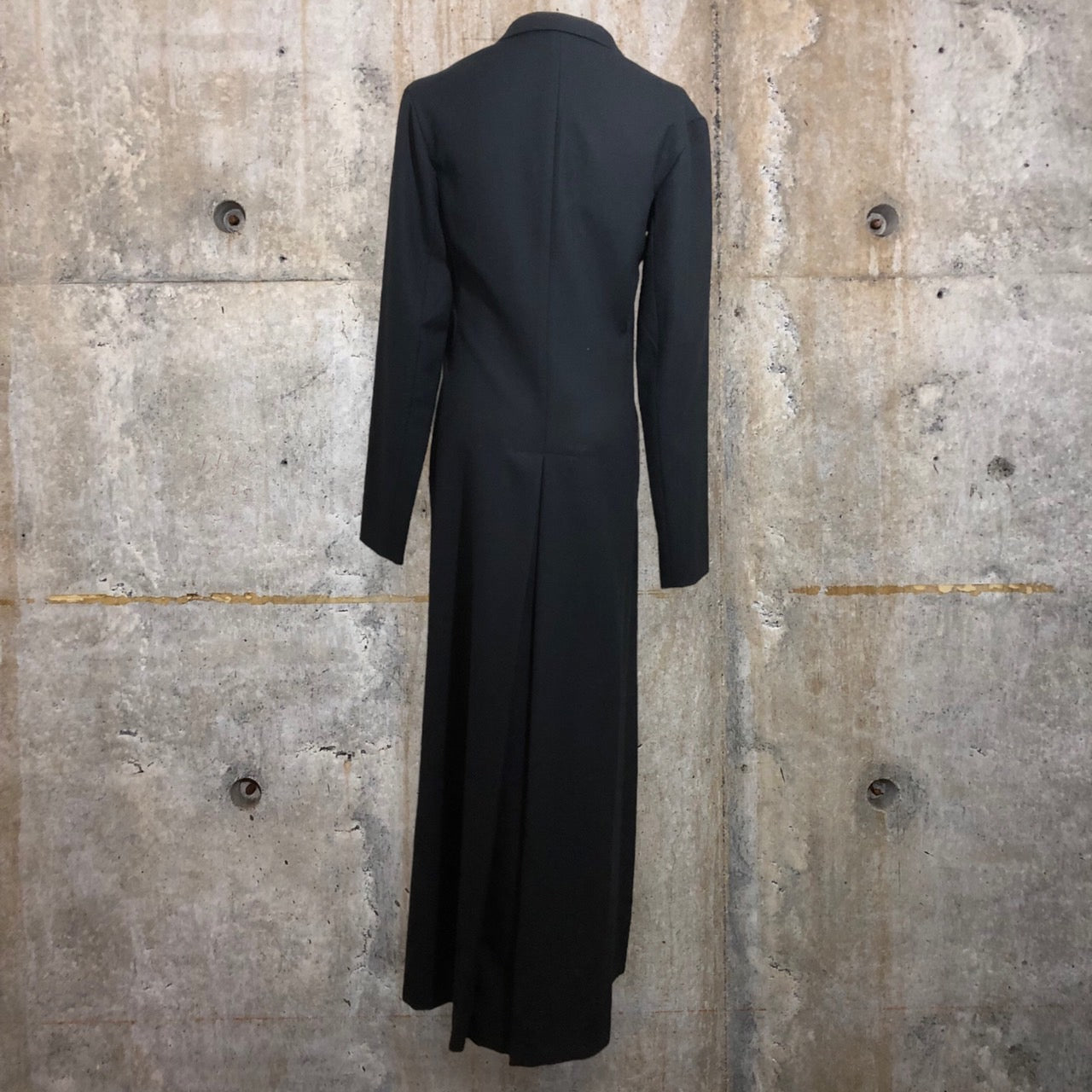 Y'S(ワイズ) ウールギャバジンmany buttonワンピース YN-D01-154 SIZE 2(M) ブラック