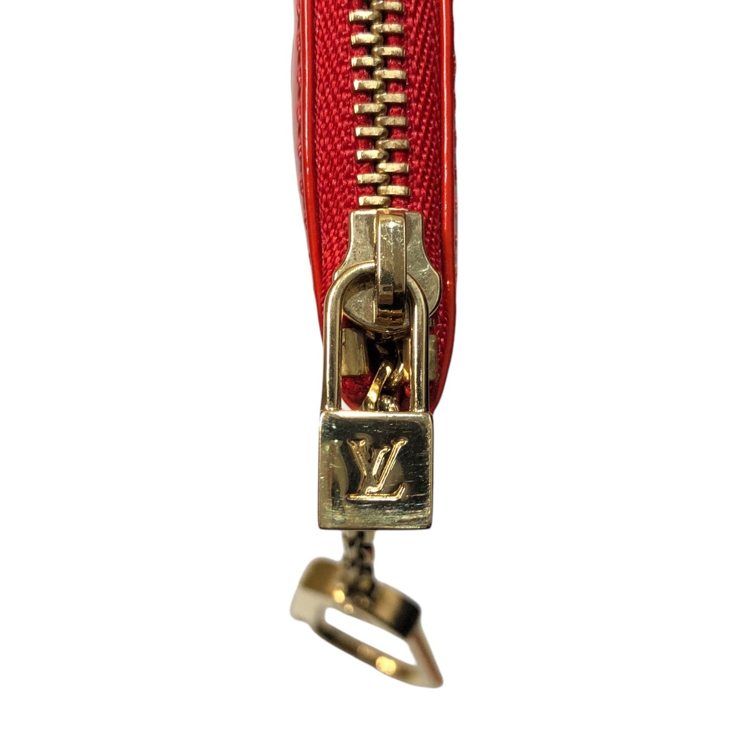 LOUIS VUITTON(ルイヴィトン) ポシェットクレ コインケース モノグラム ヴェルニ ポムダムール M91205 レッド CA0023 小銭入れ キーケース