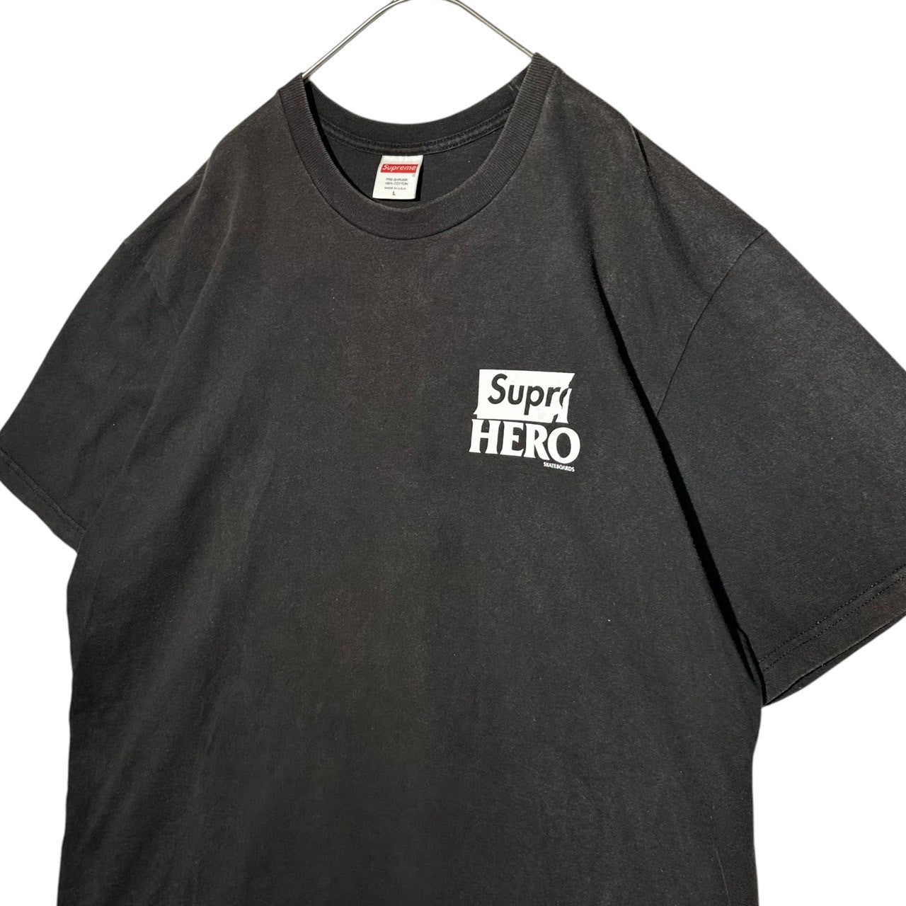 SUPREME(シュプリーム) 22ss Antihero Dog Tee アンタイ ヒーロー ドッグ Tシャツ L ブラック
