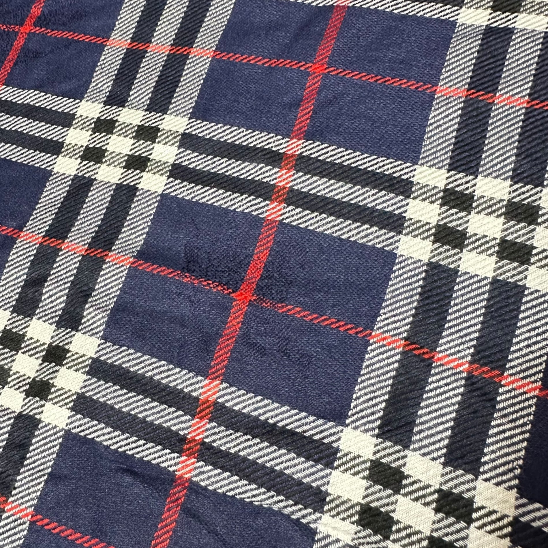 BURBERRY(バーバリー) 100% cashmere stole カシミヤ100% ストール ネイビー