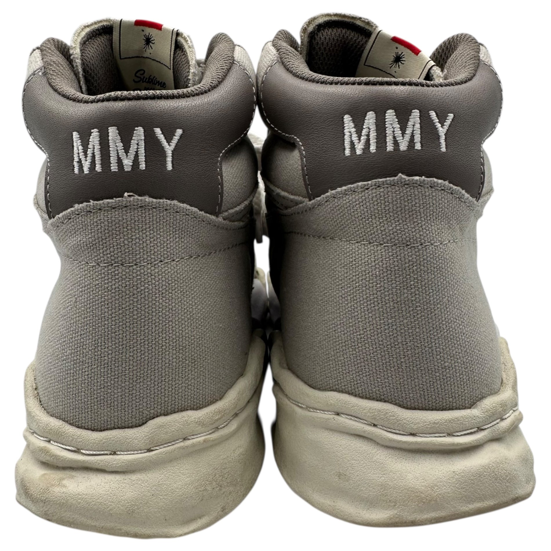 Maison MIHARA YASUHIRO(メゾンミハラヤスヒロ) Canvas High-Top Sneakers キャンバス ハイカット スニーカー A08FW703 42 グレー