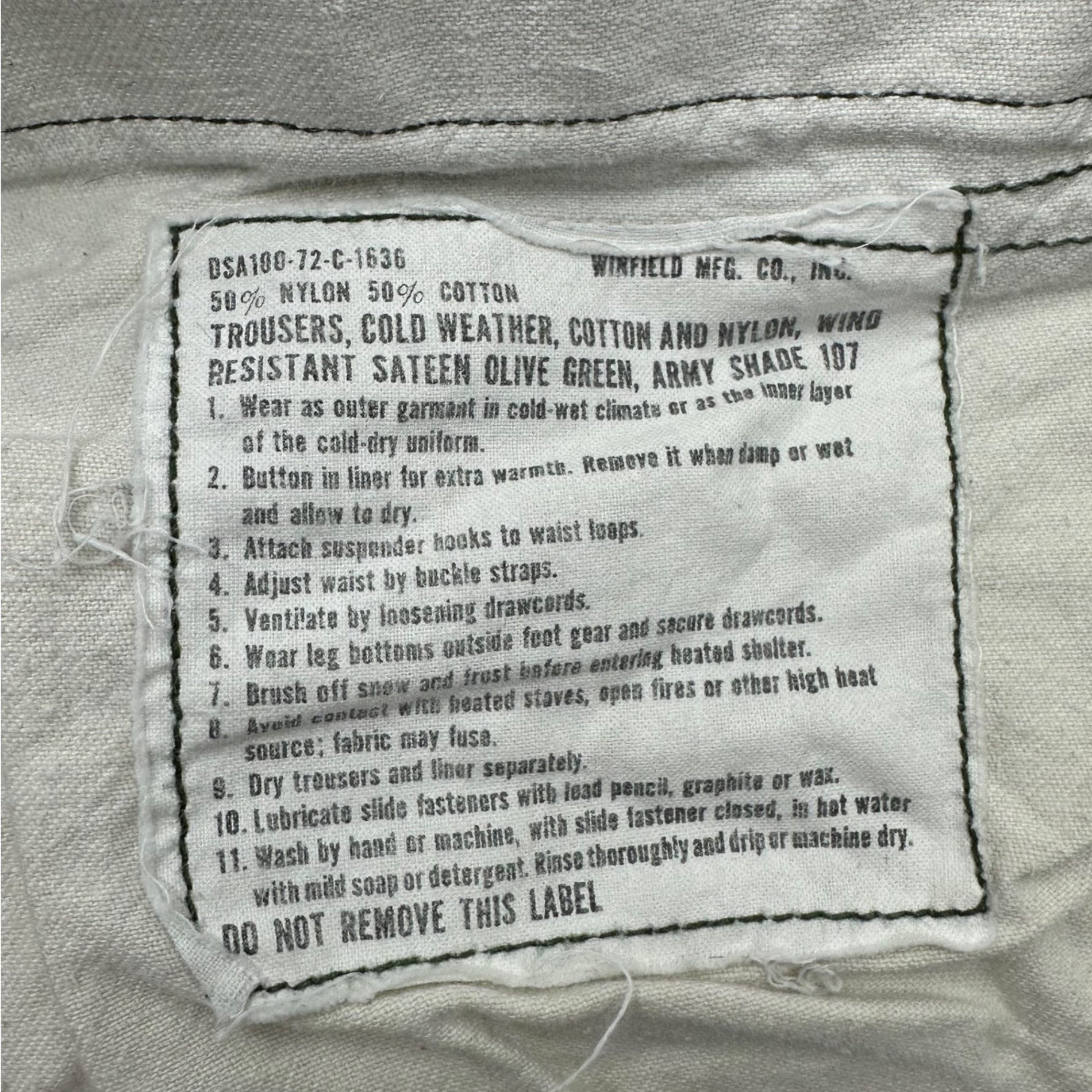 US ARMY(アメリカ軍) 70's M-65 FIELD PANTS ミリタリー カーゴ パンツ 8415-782-2951 SMALL REGULAR オリーブ 70年代 ヴィンテージ