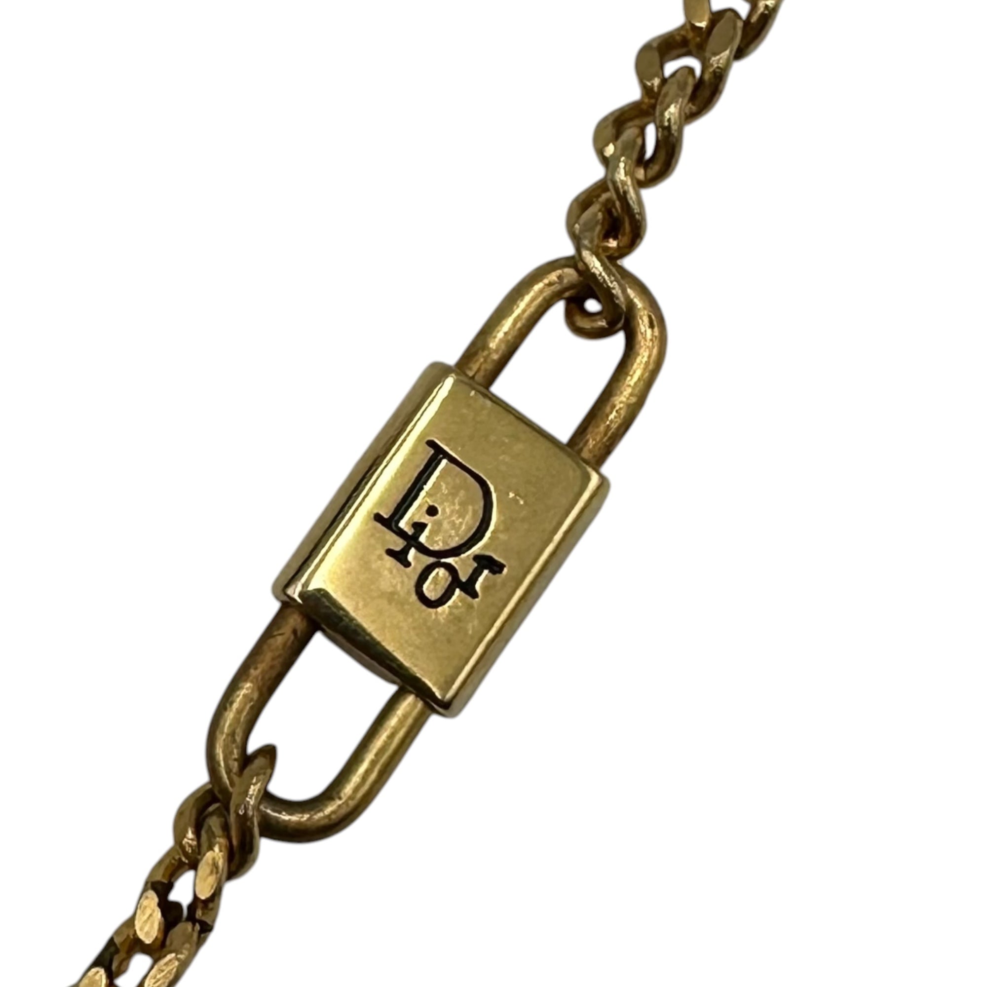 Christian Dior(クリスチャンディオール) 1970's Trotter Chain Shoulder Bag トロッター チェーン ショルダー バッグ ネイビー 70年代 ヴィンテージ