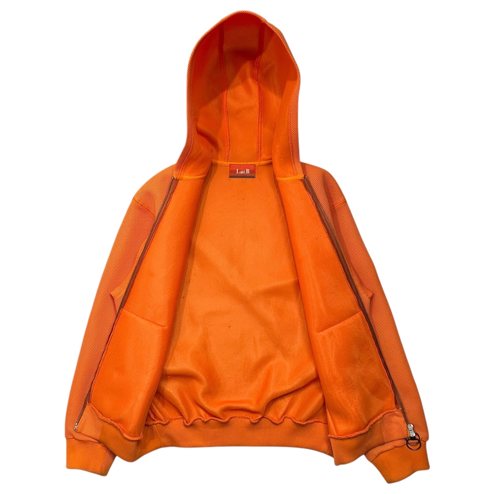 Laid.B(レイド ビー) 24SS Oka Surfer Hoodie オカ サーファー フーディー LB24SS-PO02 2 オレンジ ジップ パーカー メッシュ