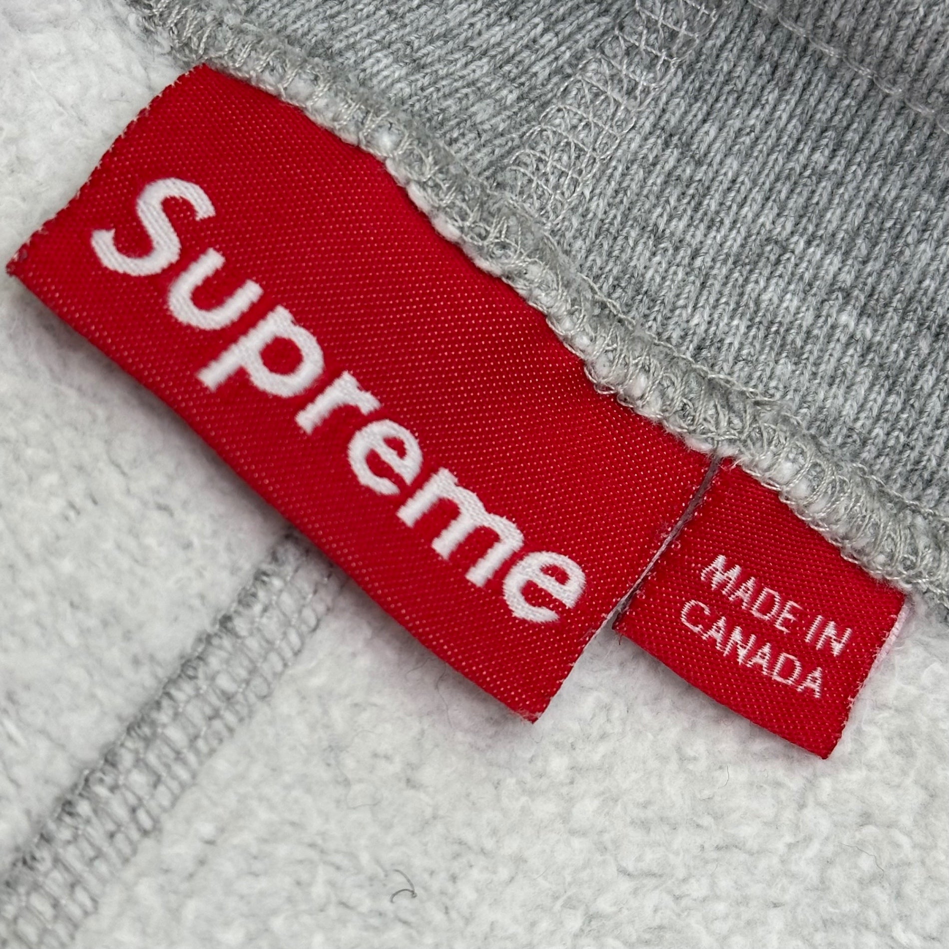 SUPREME(シュプリーム) 12FW Logo Sweat Pants ロゴ スウェット パンツ S グレー カナダ製 裏起毛