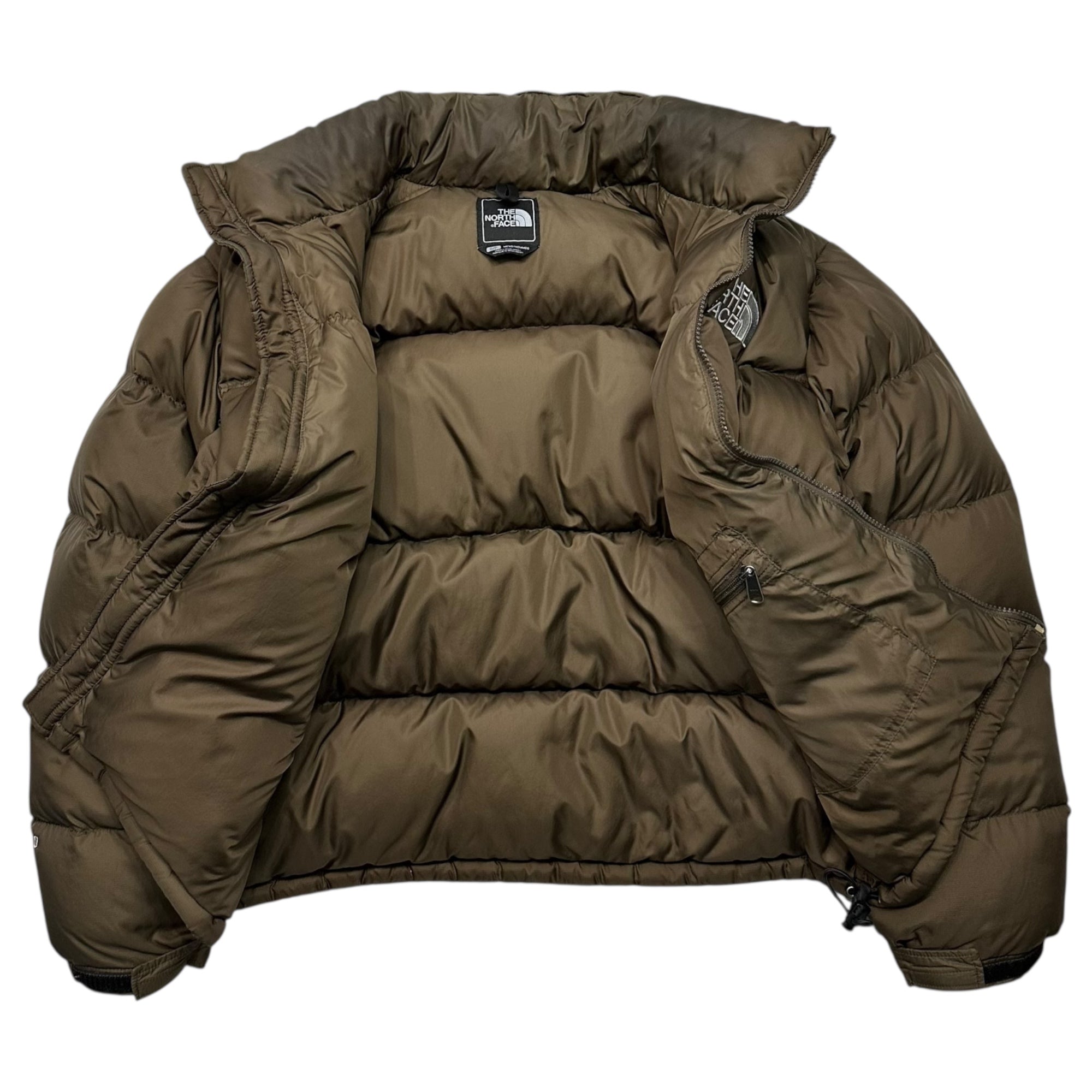 THE NORTH FACE(ノースフェイス) 00's Nuptse Down Jacket ヌプシ ダウン ジャケット センター ロゴ ND01586 S ブラウン 700 fill