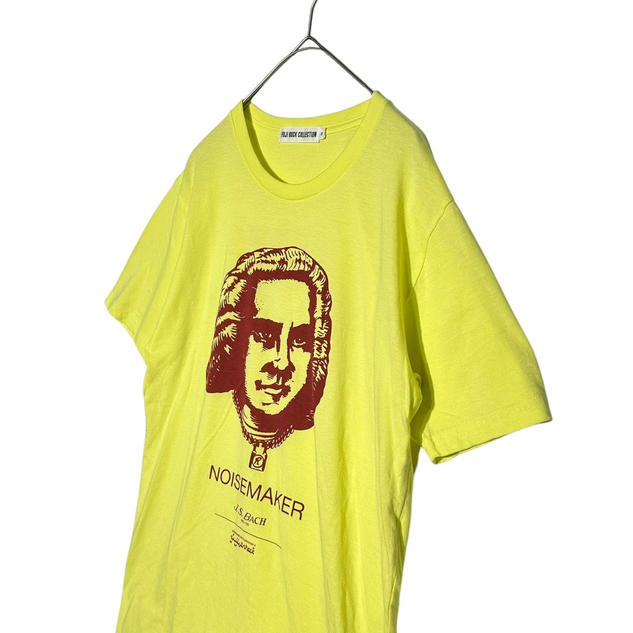 UNDERCOVER(アンダーカバー) 2012's FUJI ROCK COLLECTION J.S.BACH T-SHIRT フジロック バッハ Tシャツ S イエロー×レッド