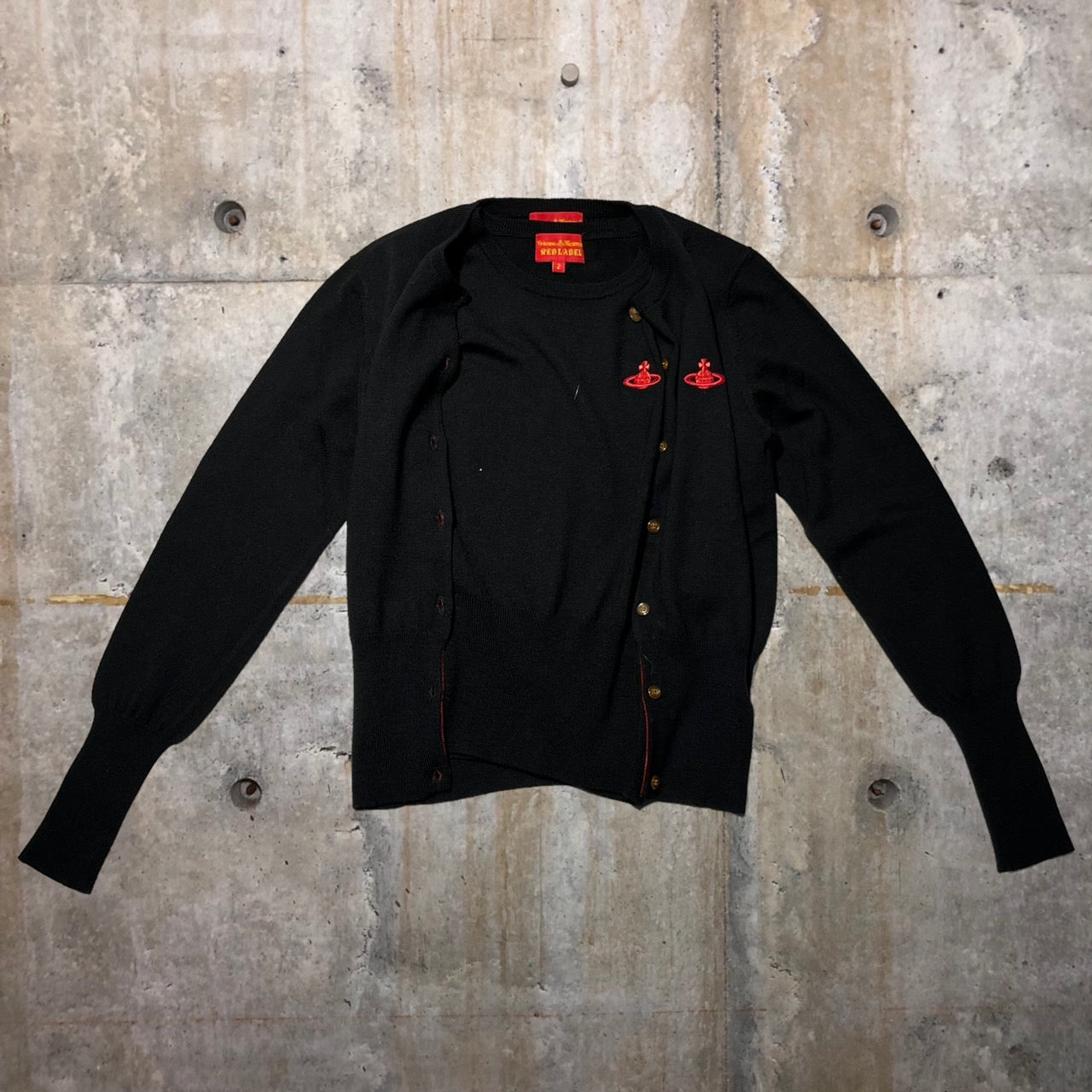 Vivienne Westwood 隔て RED LABEL》 (S) カーディガン