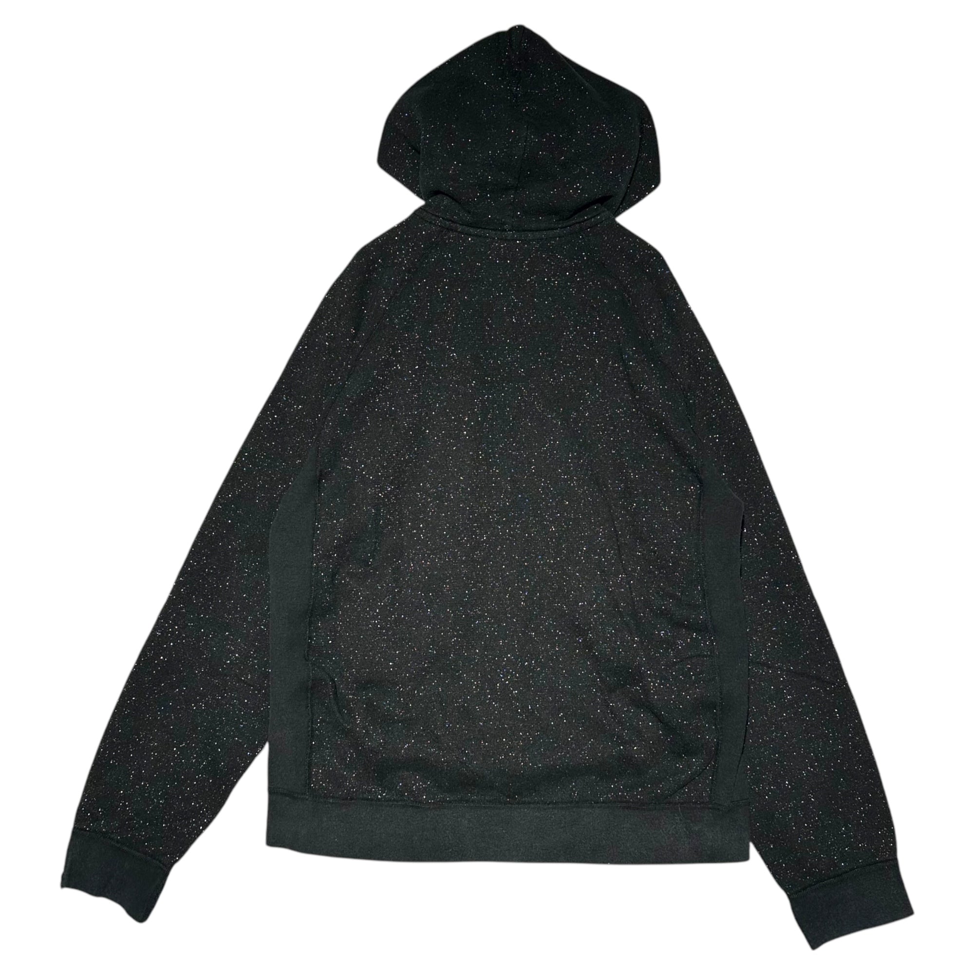 RESONATE GOODENOUGH(リゾネイトグッドイナフ) Lamé cotton full-zip hoodie ラメ コットン フルジップ パーカー RSE-0621 M ブラック