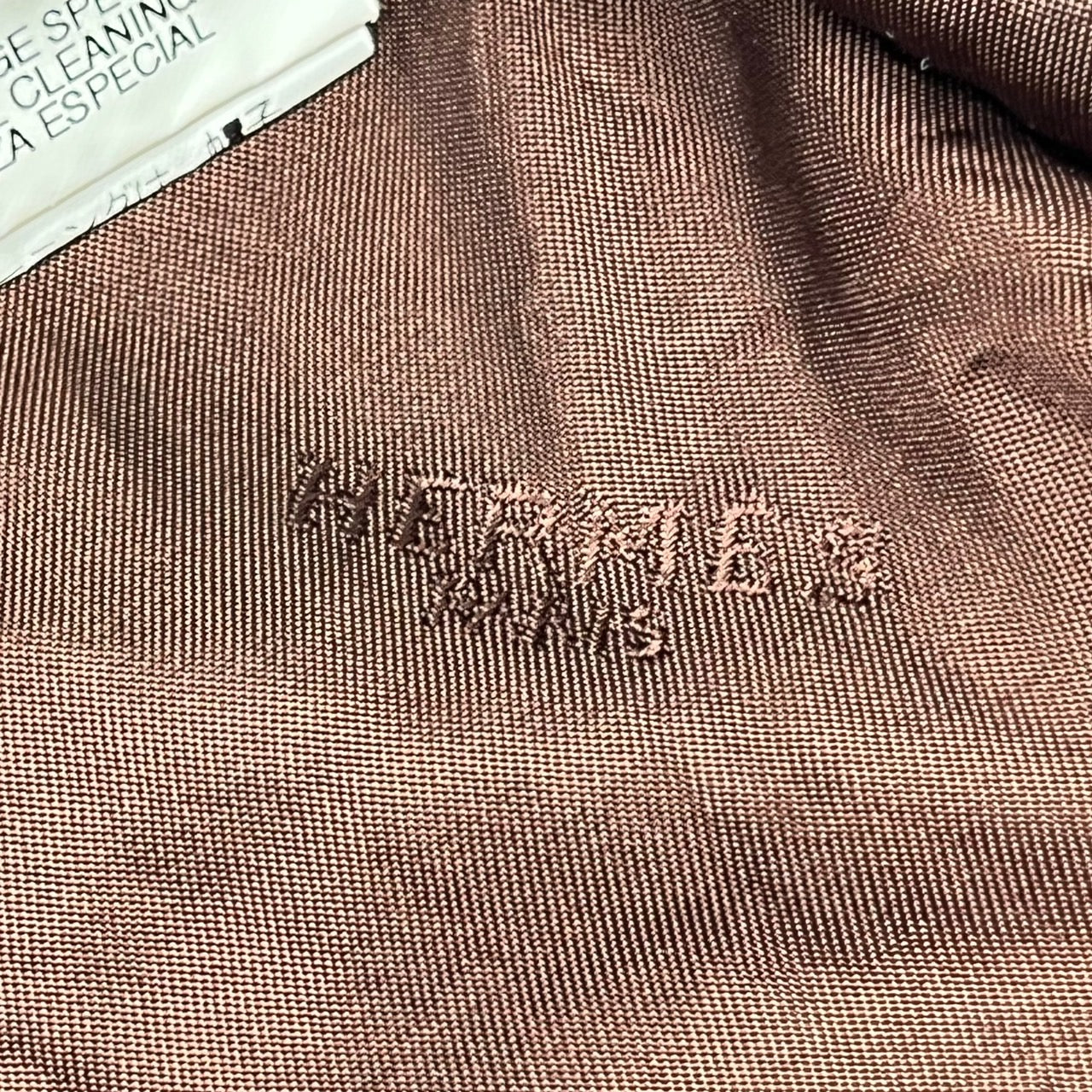 HERMES(エルメス) Hロゴステッチチューリップハット/バケットハット ダークブラウン MOTSCH HERMES MOTSCH社