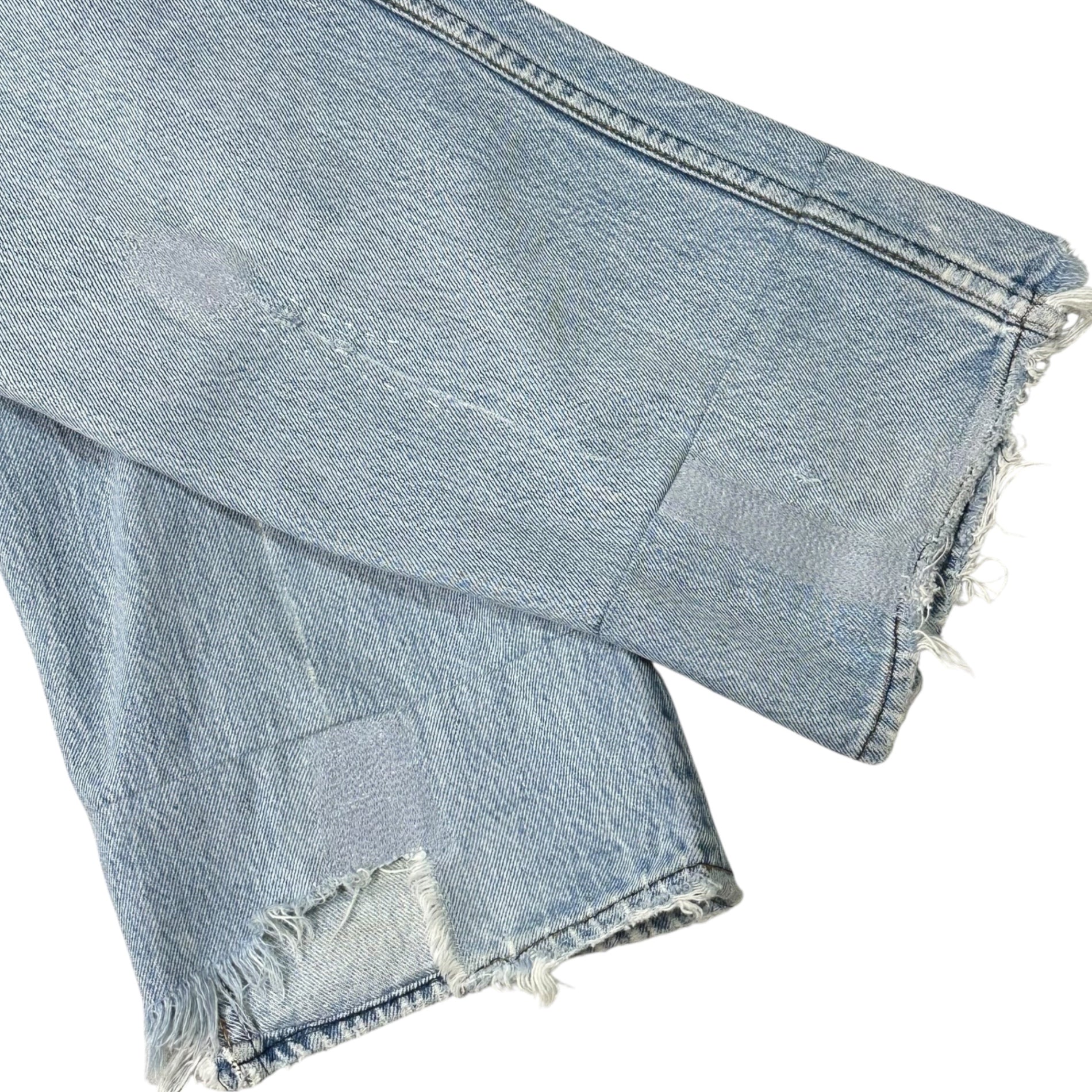 Maison Martin Margiela(メゾン マルタンマルジェラ) 00's ⓪ ⑩ Artisanal Reconstructed Denim Pants 本人期 アーティザナル デニム パンツ L インディゴ アーカイブ