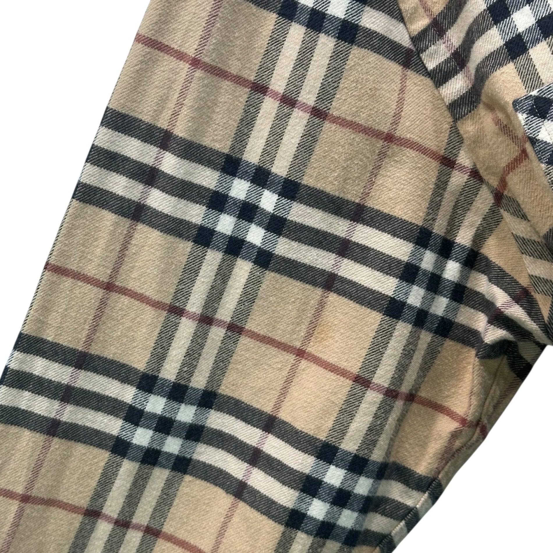 BURBERRY BLACK LABEL(バーバリーブラックレーベル) Nova Check Cotton 2-Pocket Shirt ノヴァ チェック コットン 2ポケット シャツ BMW15-915-45 3(L程度) ベージュ