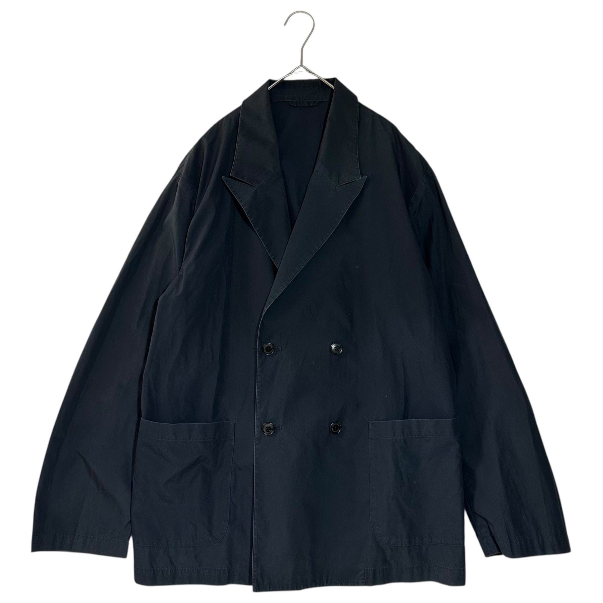 Traditional Weatherwear(トラディショナルウェザーウェア) Double-Breasted Cotton Tailored Jacket ダブル ブレスト コットン テーラード ジャケット L ネイビー