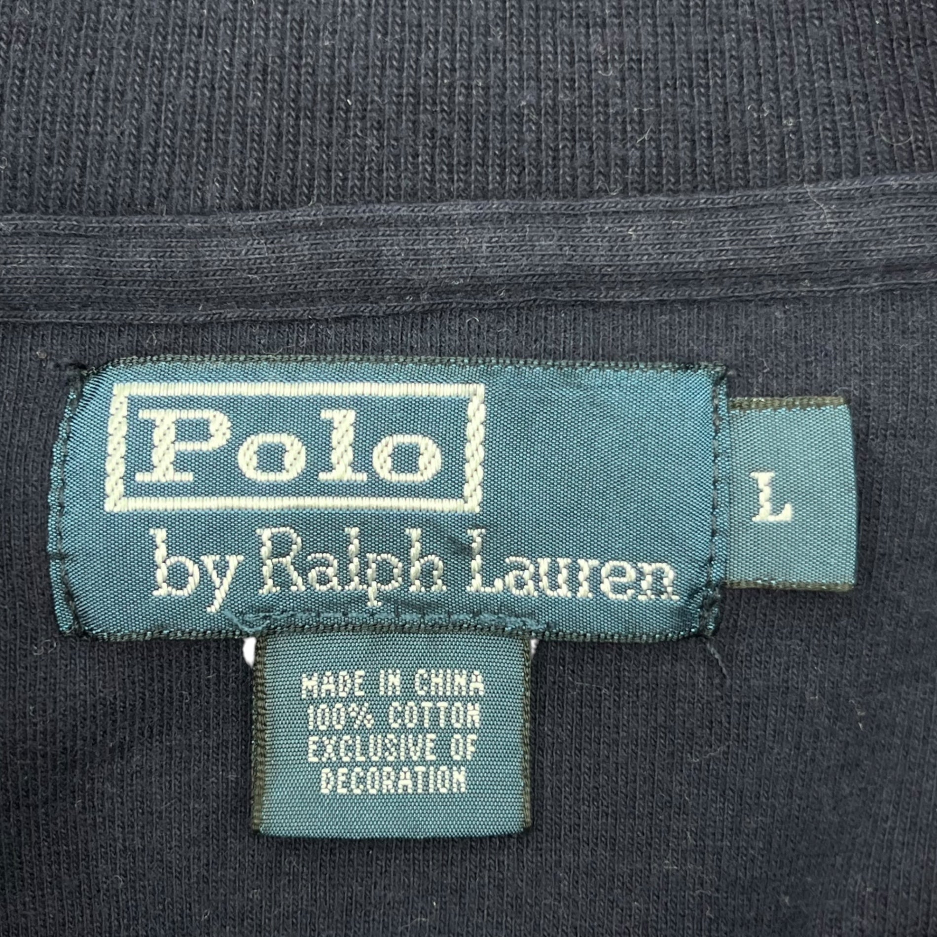 POLO RALPH LAUREN(ポロラルフローレン) shawl collar knit sweatshirt ショールカラー ニット スウェット MNBLKNIM1L00266 L ネイビー