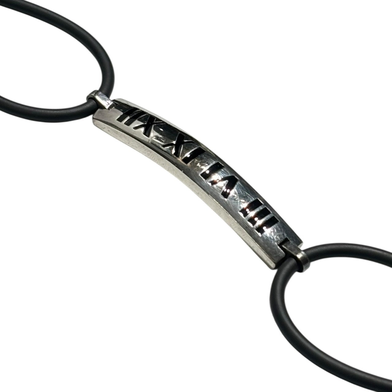 TIFFANY & CO.(ティファニー) Atlas Numeric Bar Bracelet アトラス ニューメリックバー ブレスレット シルバー×ブラック