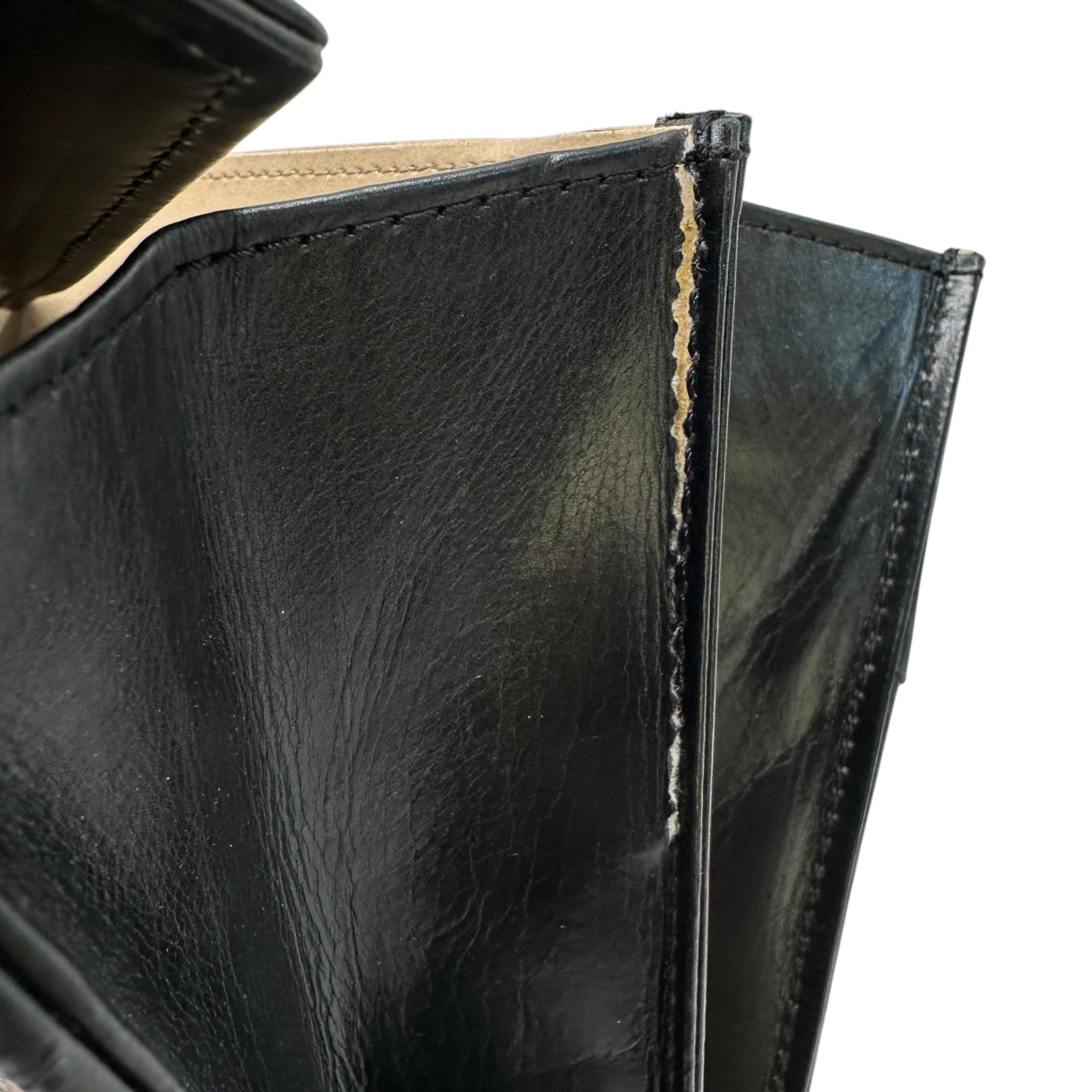 YVES SAINT LAURENT(イヴサンローラン) Intrecciato Leather Shoulder Bag イントレチャート レザー ショルダー バッグ ブラウン×ブラック ヴィンテージ