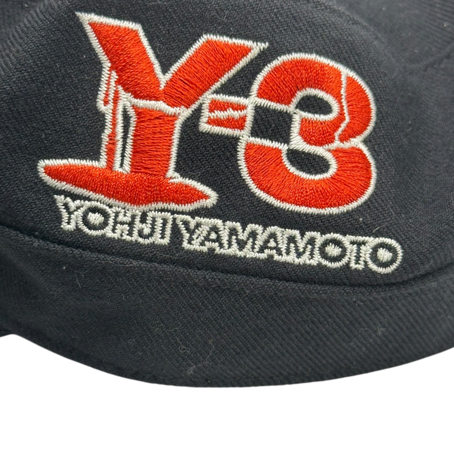 Y-3(ワイスリー) Side Logo Work Cap サイドロゴ ワークキャップ TIG001 L ブラック×オレンジ