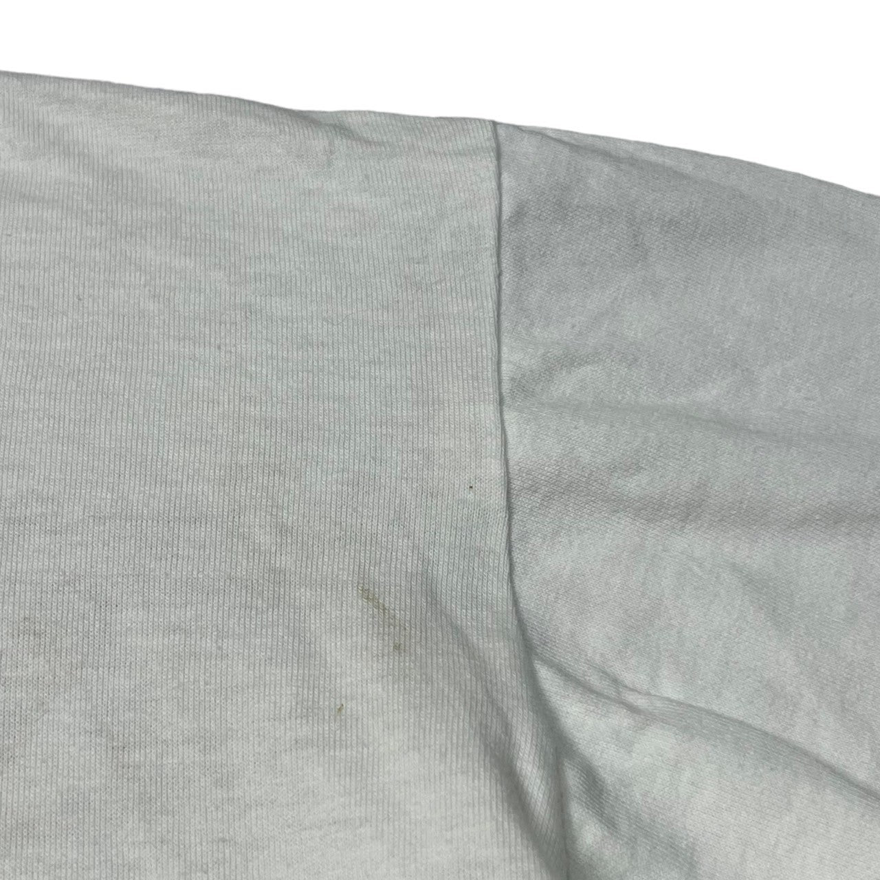 STUSSY(ステューシー) 90’s~00's landscape painting with cars 車 景色 Tシャツ 紺タグ SIZE M ホワイト×ブラック 90~00年代 OLD STUSSY