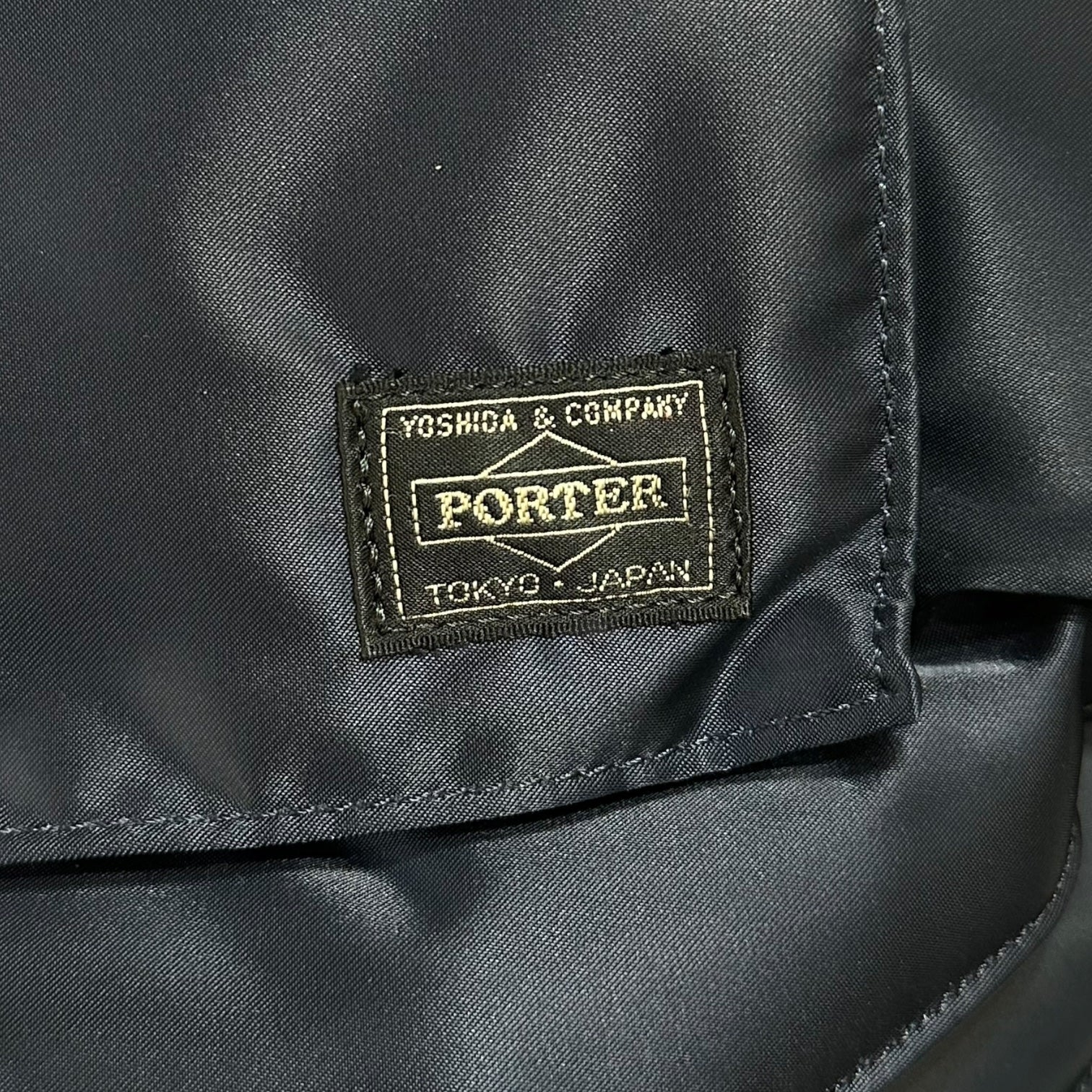 Rocky Mountain FeatherBed×PORTER×BEAMS(ロッキーマウンテンフェザーベッド×ポーター×ビームス) Leather Yoke Down Vest トリプルネーム 別注 レザー ヨーク ダウン ベスト 450-502-77 40 ネイビー BEAMS