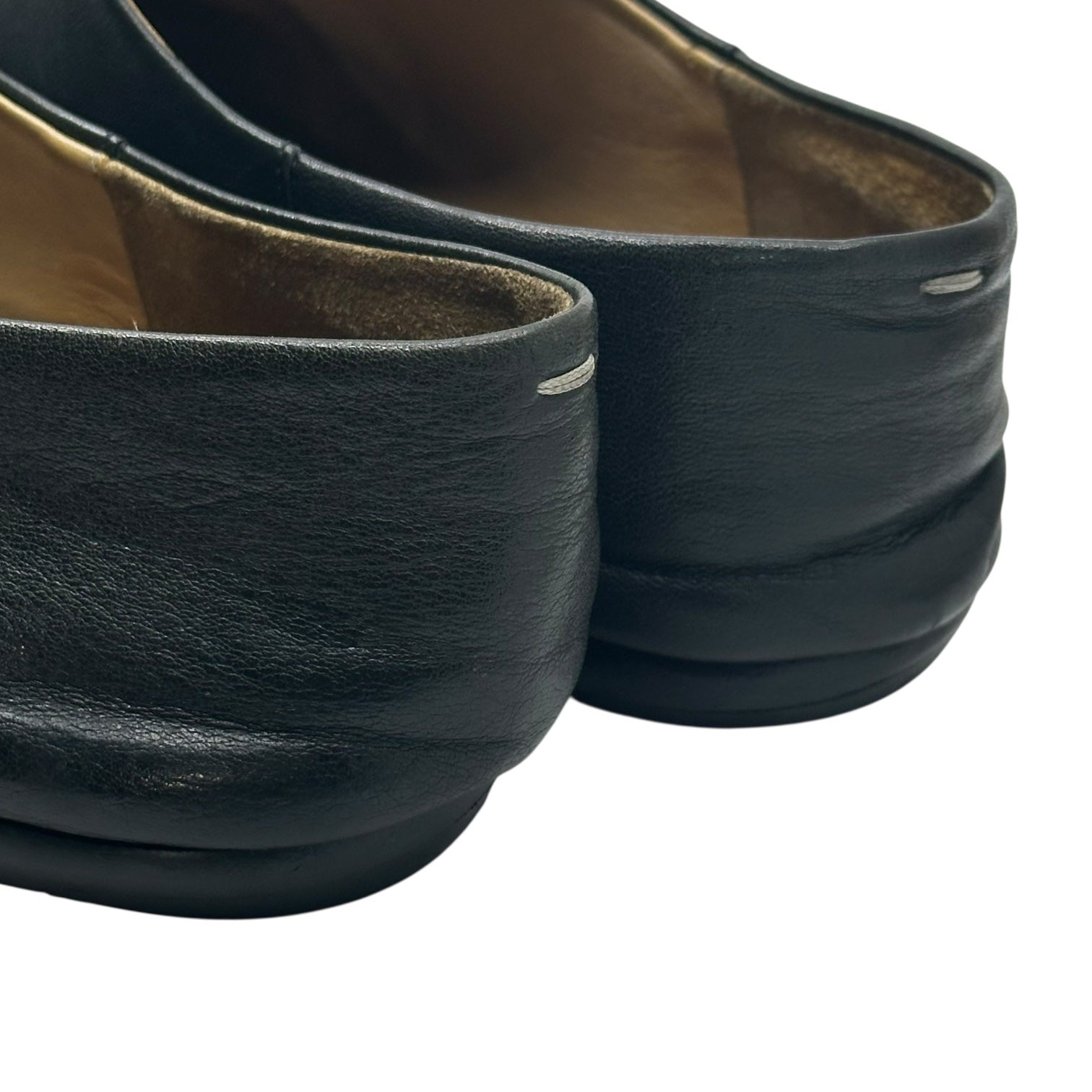 MAISON MARGIELA(メゾンマルジェラ) Tabi Babouche 足袋 バブーシュ レザー スリッポン 42(27.0cm程度) ブラック