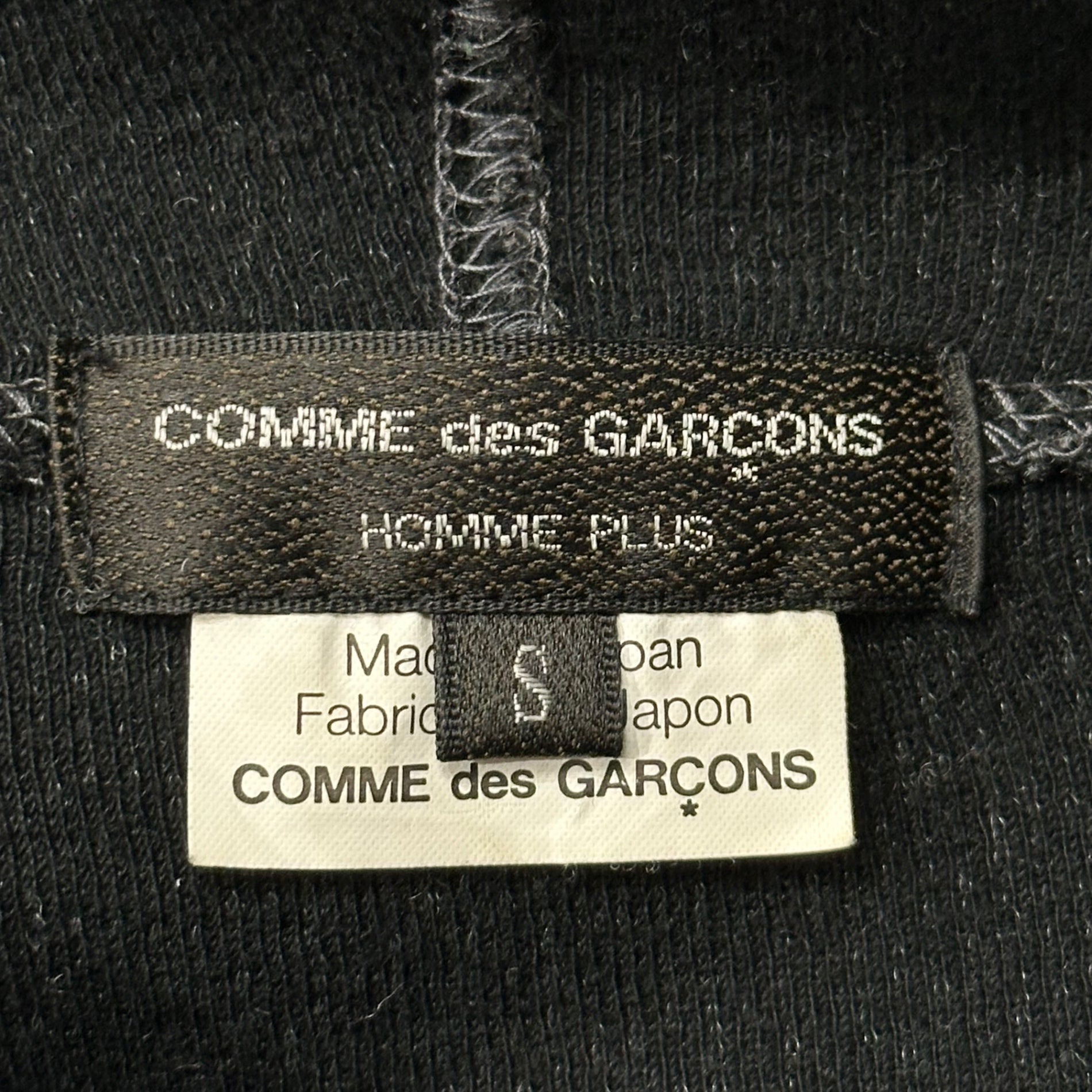 COMME des GARCONS HOMME PLUS(コムデギャルソンオムプリュス) 13AW Layered Wool Long Hoodie レイアード ウール ロング パーカー PL-T059 S グレー AD2013