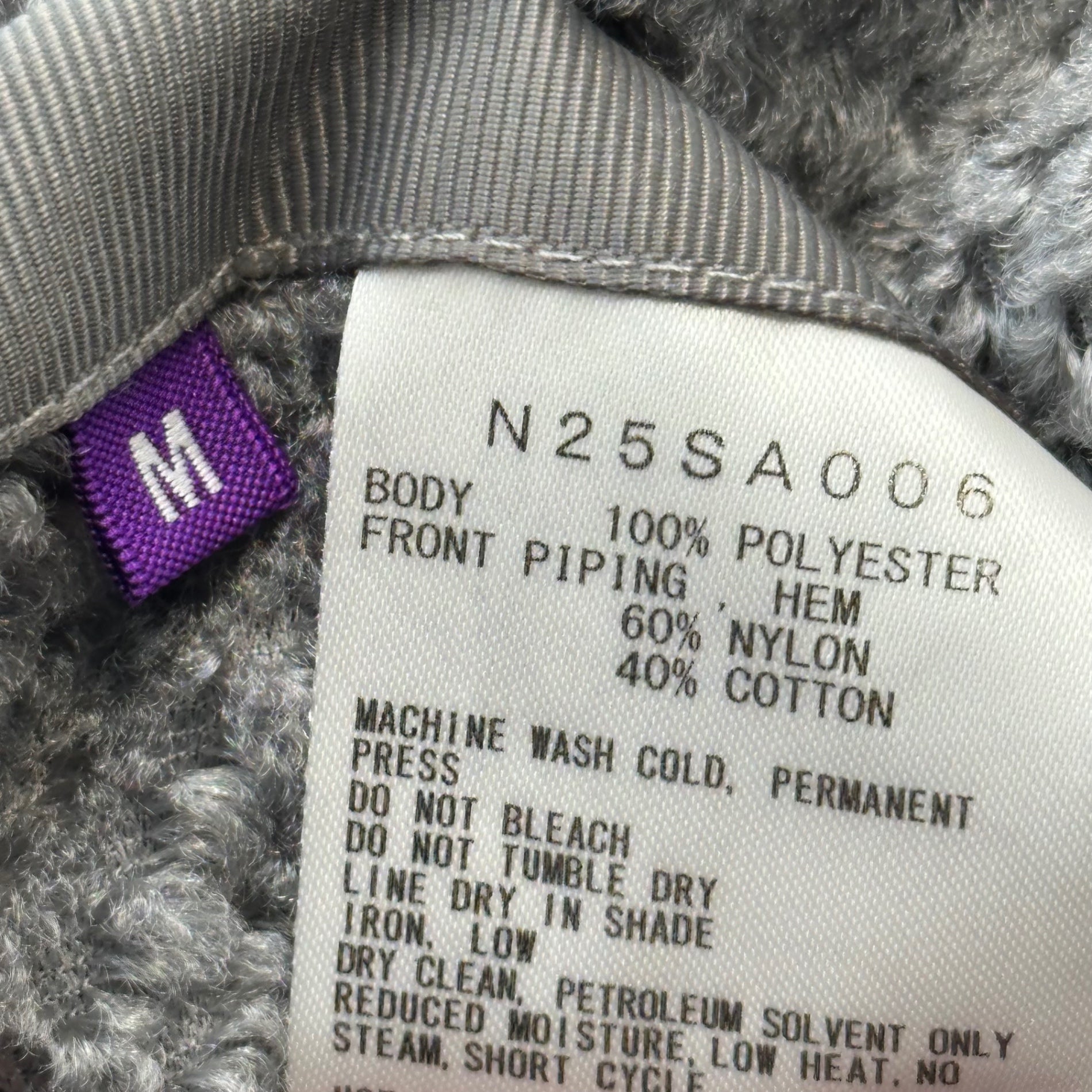 THE NORTH FACE PURPLE LABEL(ノースフェイスパープルレーベル) Field Reversible Snap Cardigan フィールド リバーシブル スナップ カーディガン N25SA006 M グレー