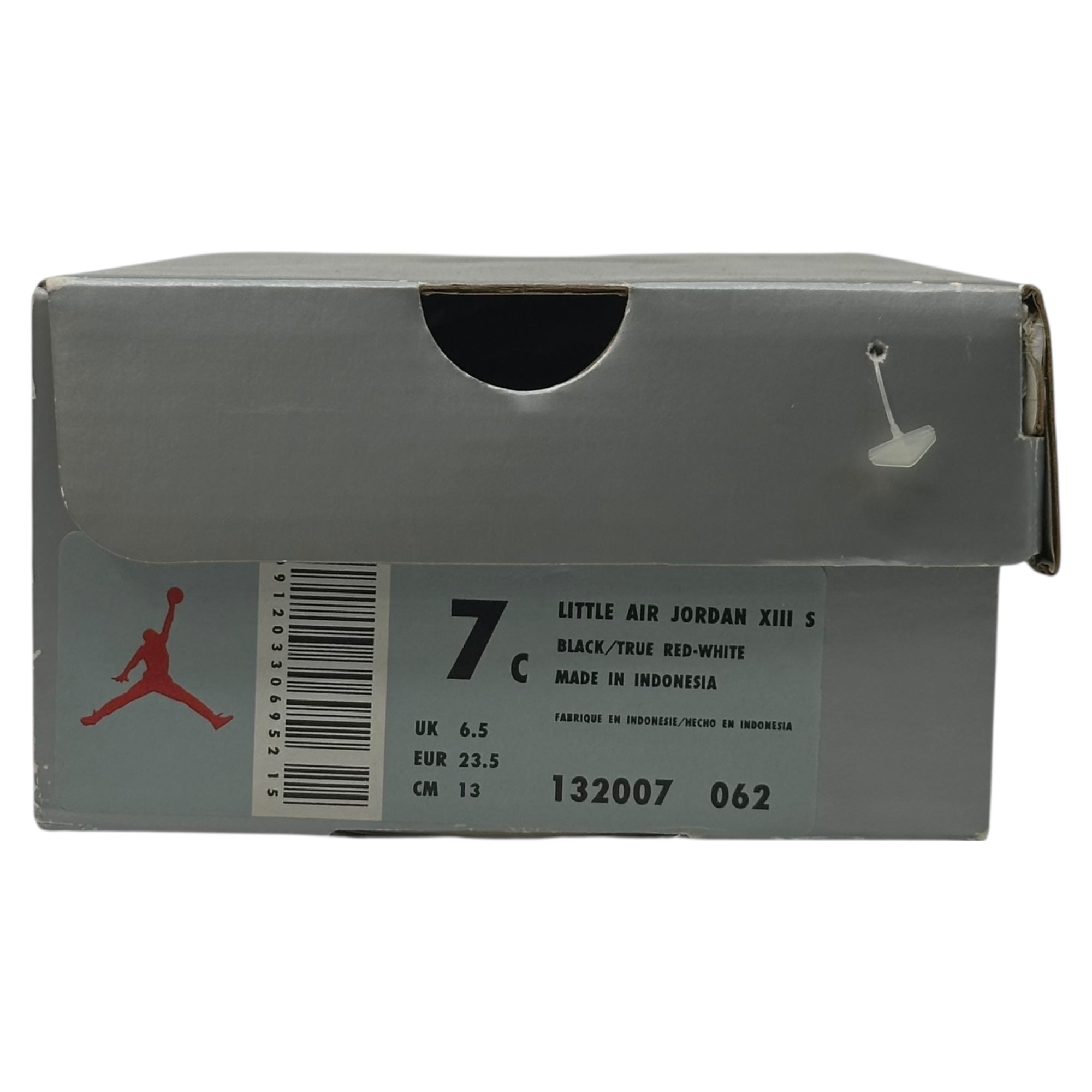 NIKE(ナイキ) 1998 LITTLE AIR JORDAN XIII S ”BRED” リトル エア ジョーダン 13 ブレッド 132007-062 US 7C(13cm) ブラック×レッド ヴィンテージ スニーカー 90's