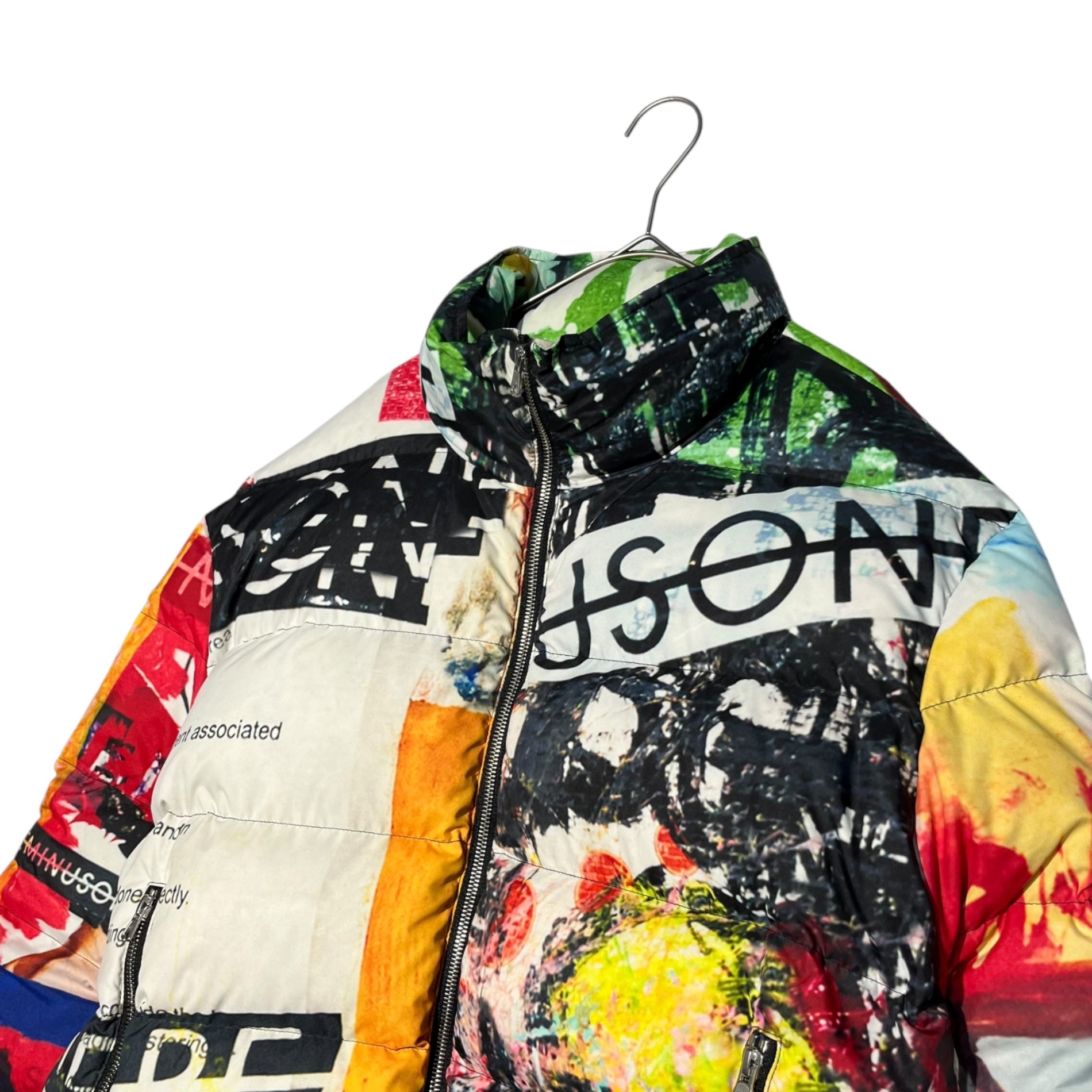 peaceminusone(ピースマイナスワン) Anarchy graphic down jacket アナーキー グラフィック ダウン ジャケット S マルチカラー G-DRAGON ジードラゴン K-POP 韓国限定