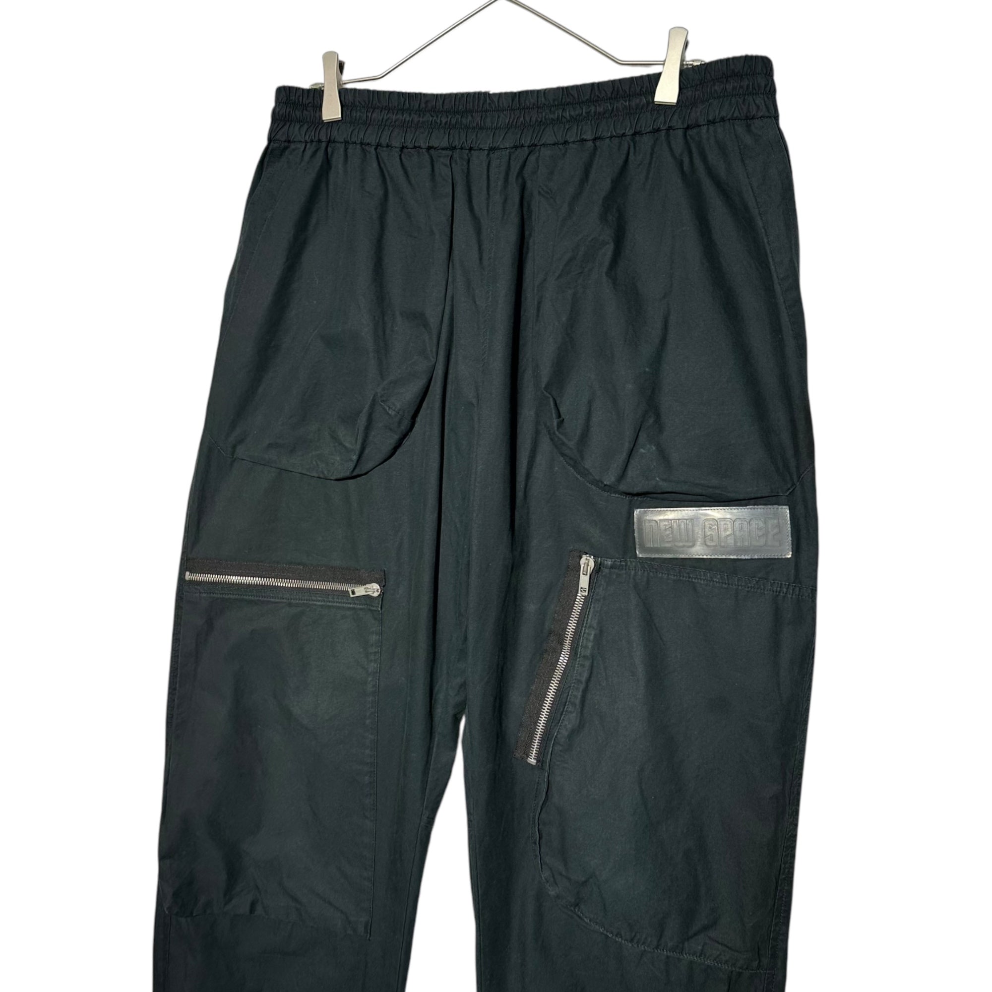 Off-White(オフホワイト) Gimmick zip buckle jogger pants ギミック ジップ バックル ジョガー パンツ OMCA069S18938008 L ブラック ヴァージルアブロー カーゴ