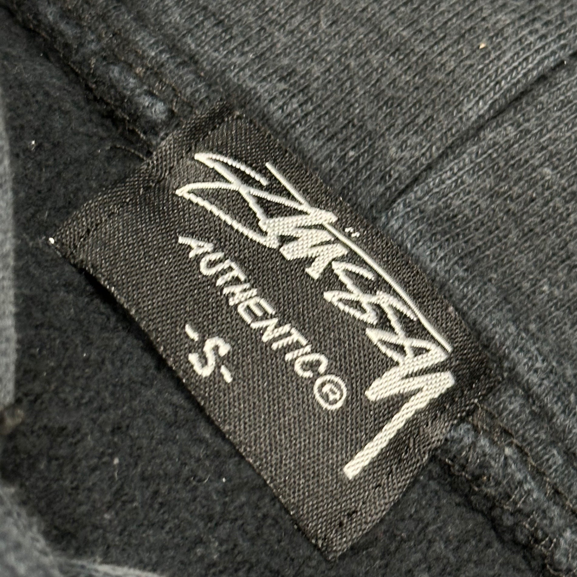 STUSSY(ステューシー) N°4 Python Logo Print Hoodie パイソン ロゴ プリント パーカー S ブラック
