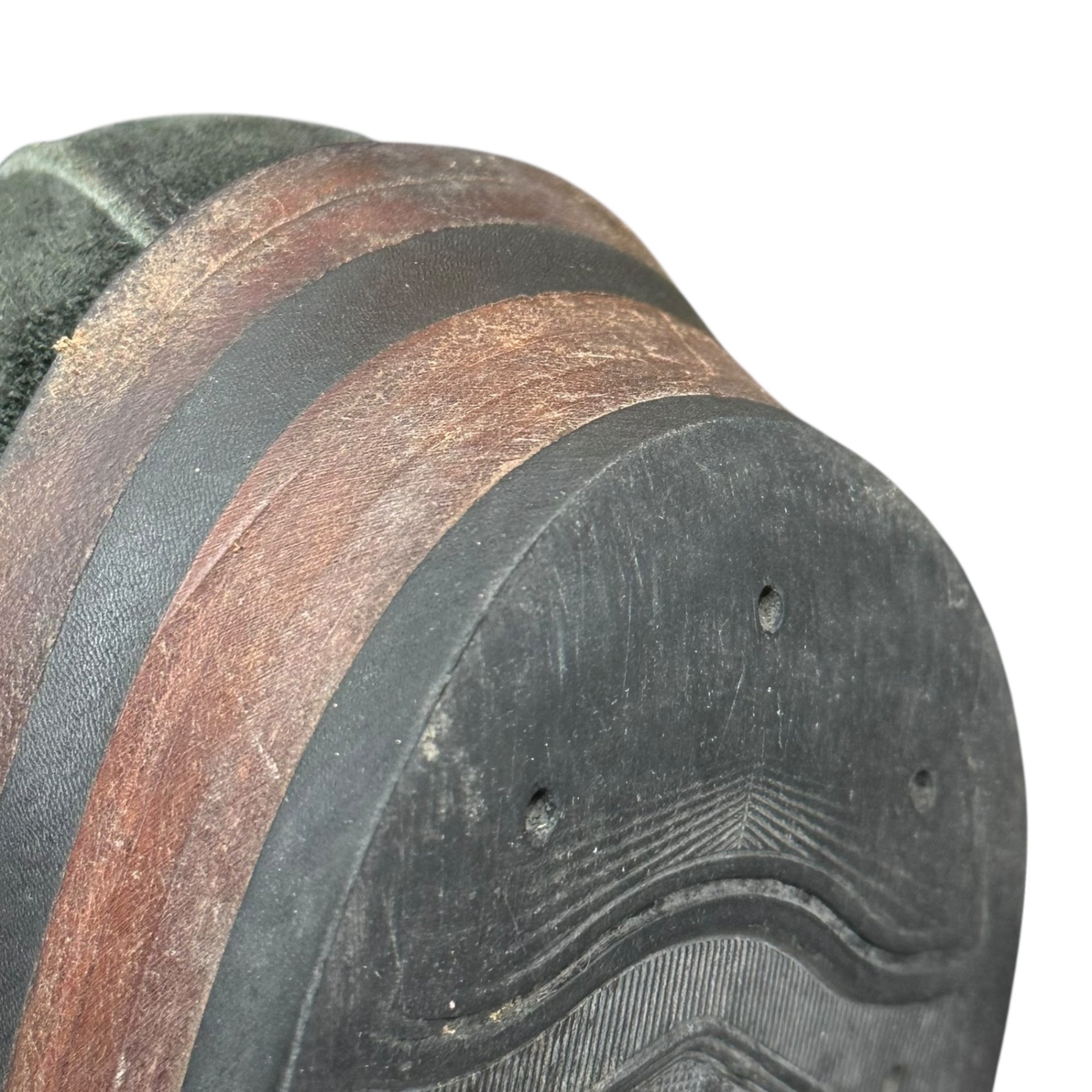 WHITE’S BOOTS(ホワイツブーツ) Semi-dress Lace-up Boots セミドレス レースアップ ブーツ スウェード スエード 9 1/2 E(27.5~28.0cm程度) ブラック スウェード × レザー コンビ