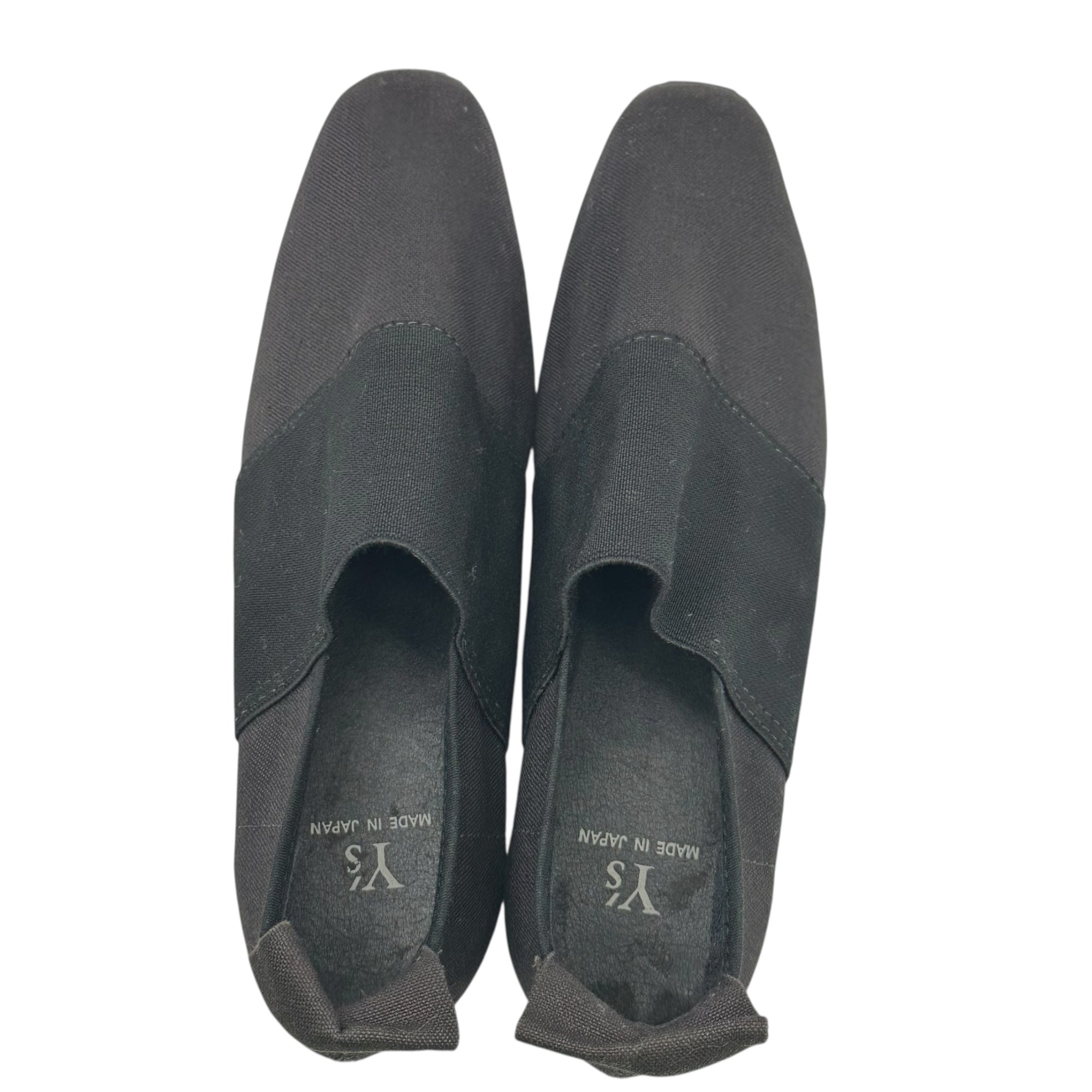 Y's(ワイズ) 90's Center Gore Canvas Slip-On センターゴア キャンバス スリッポン S(22.5cm程度) ブラック 90年代 ヴィンテージ アーカイブ シューズ スニーカー