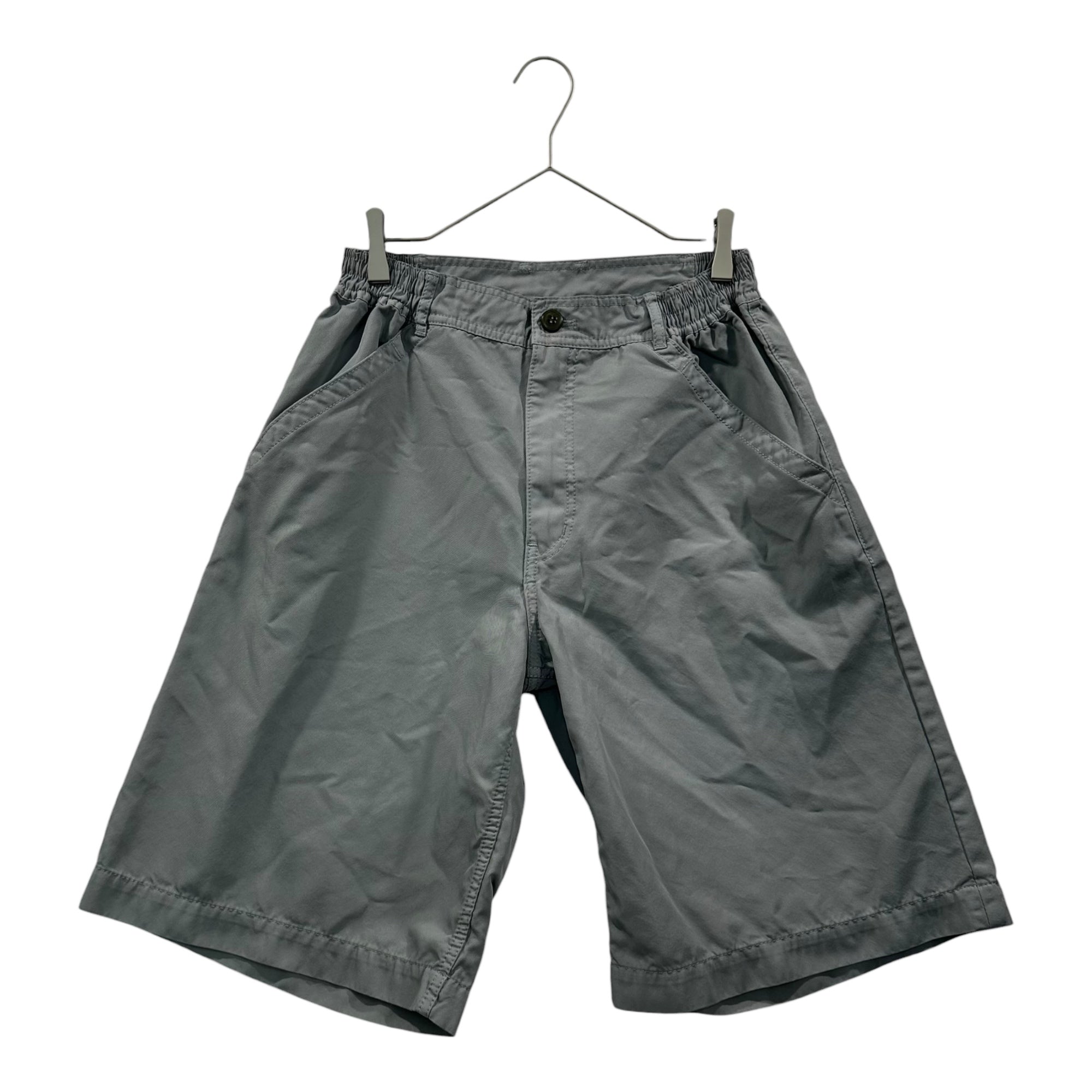 COMME des GARCONS HOMME DEUX(コムデギャルソンオムドゥ) 25SS Esther Gabardine Product Processing Shorts エステルギャバジン 製品加工 ハーフパンツ DO-P045 M グレー AD2024